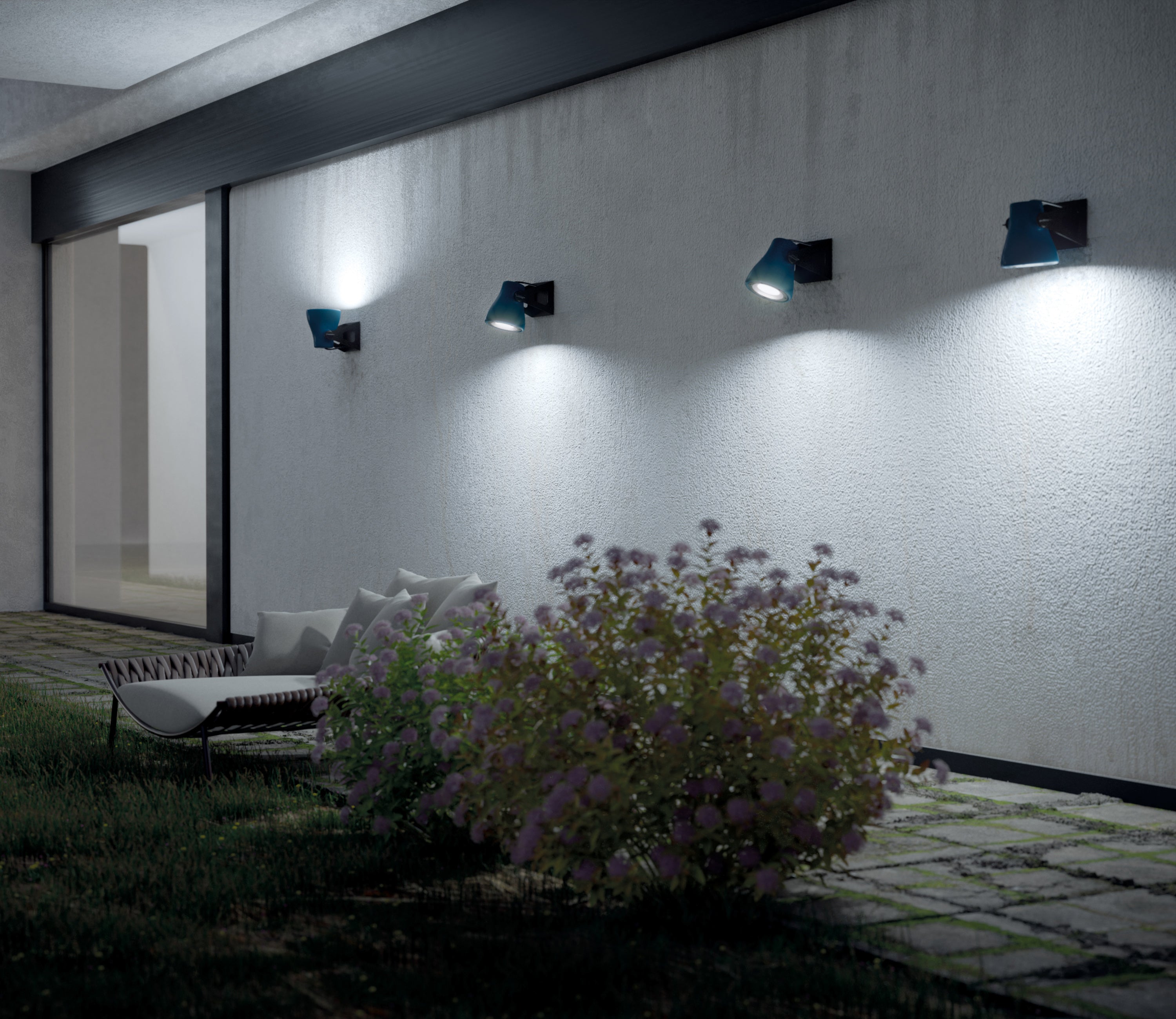 Lampa ścienna zewnętrzna FROG antracytowy