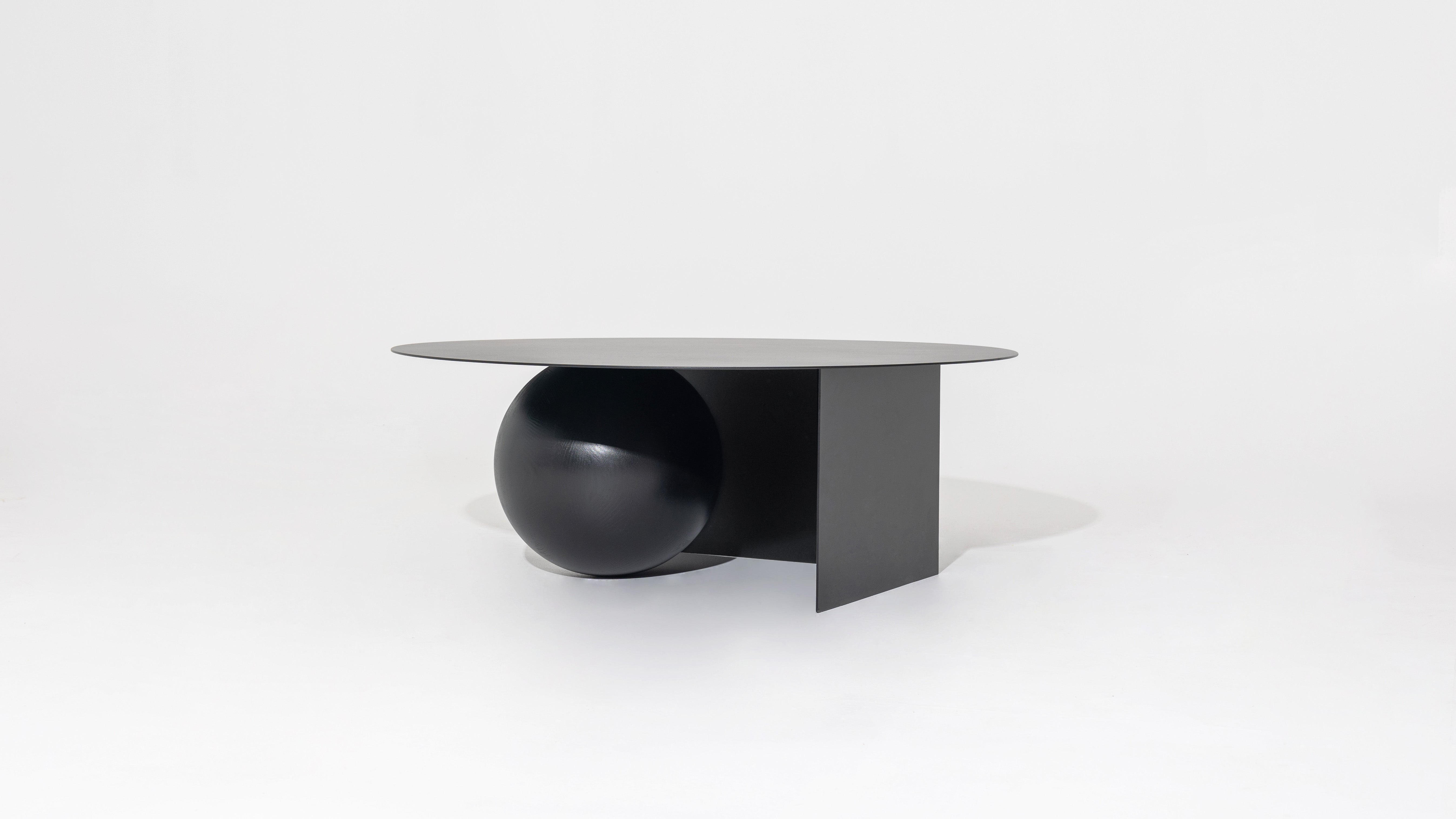 Koffietafel FUKU staal en hout