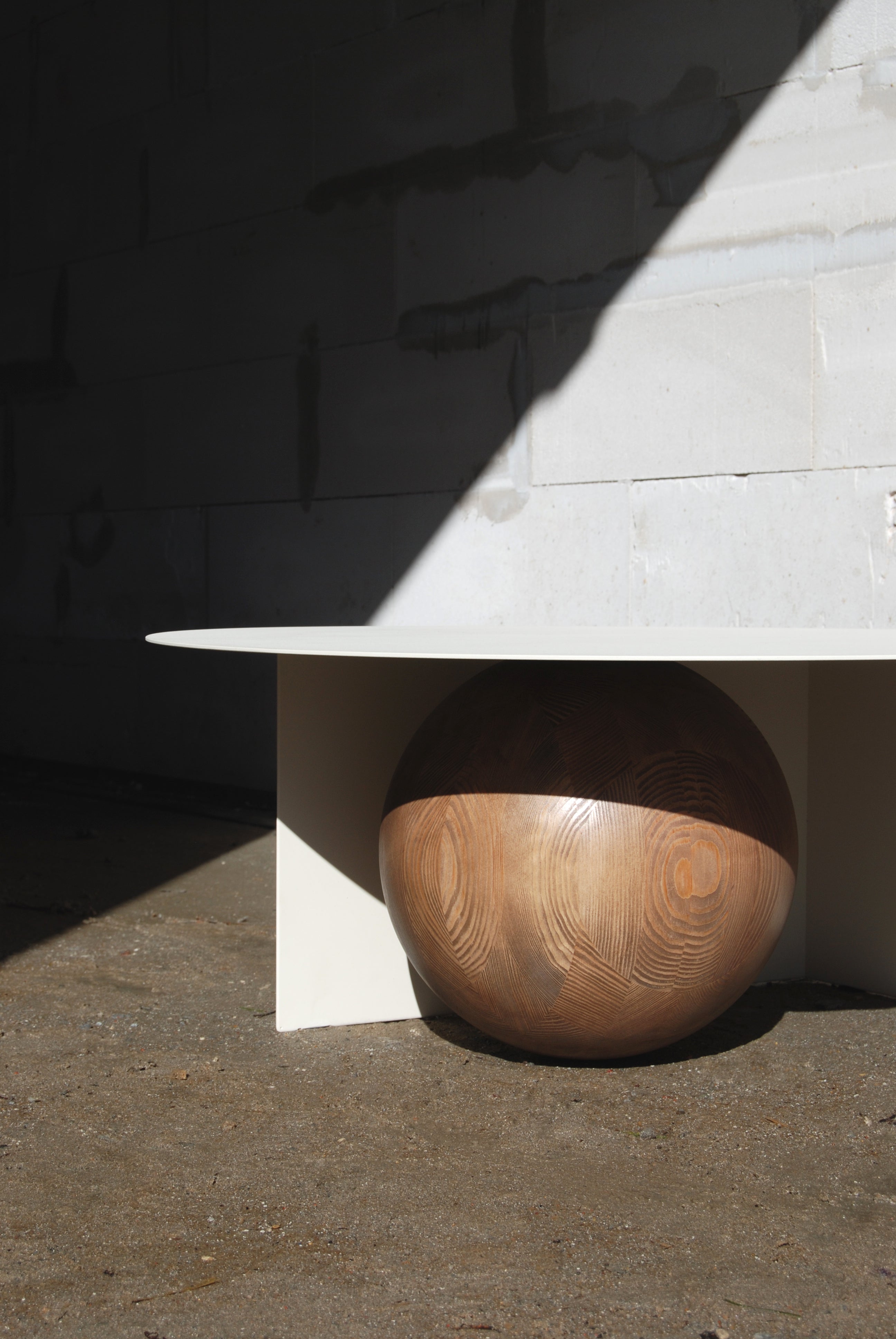Koffietafel FUKU staal en hout