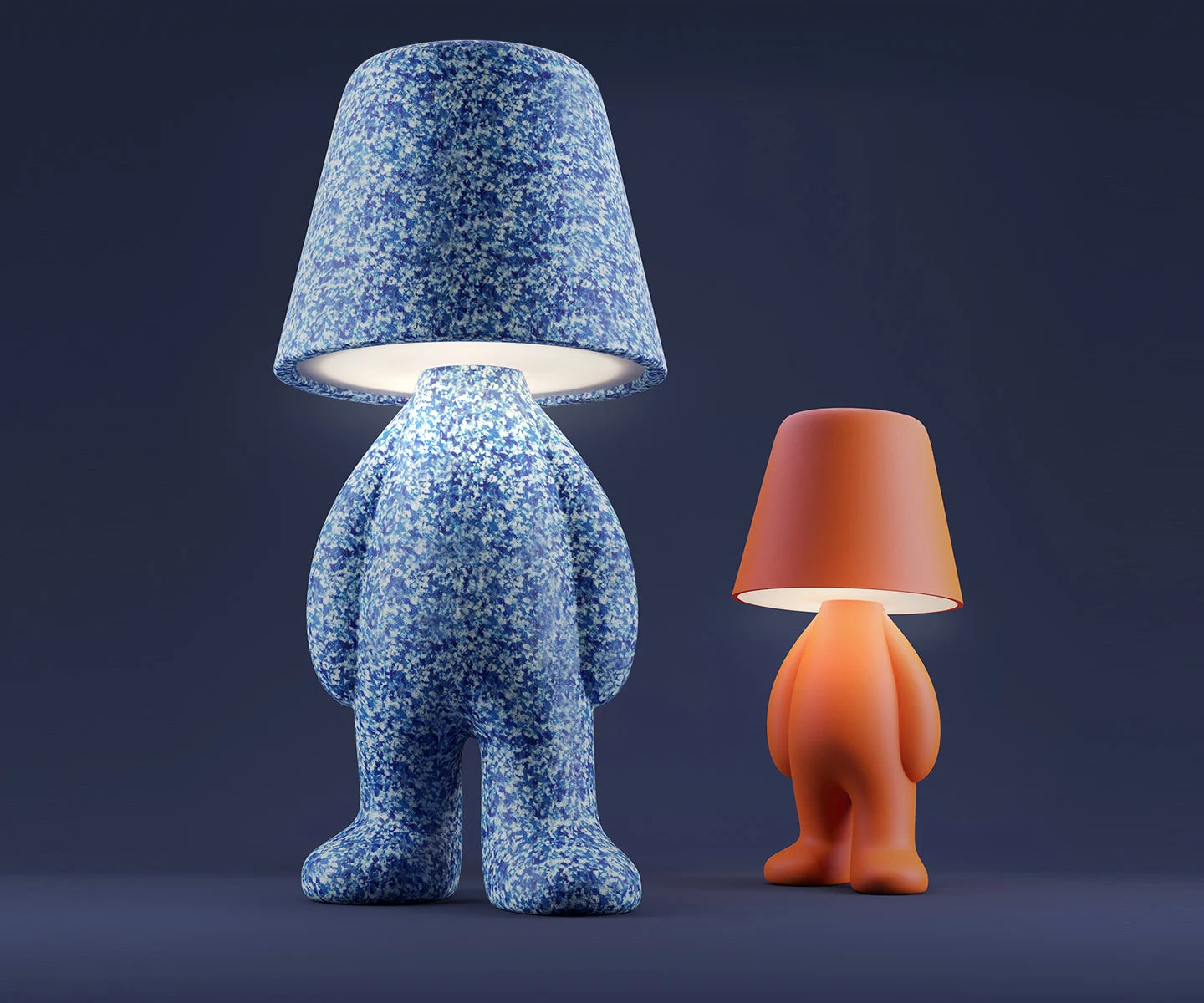 Lamp BIGGER BROTHER blauwe mix