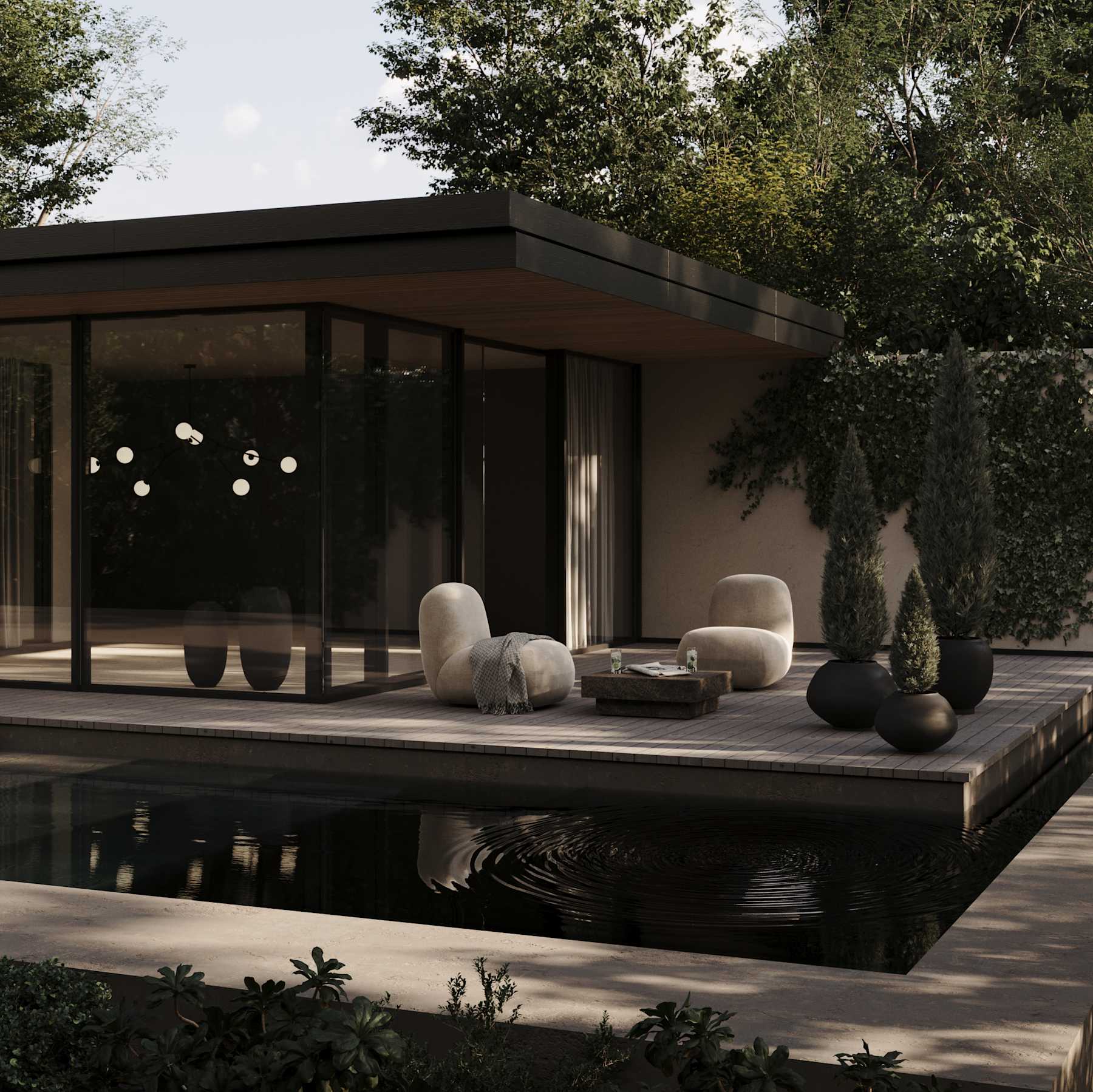 Hängelampe DROP BULP grau