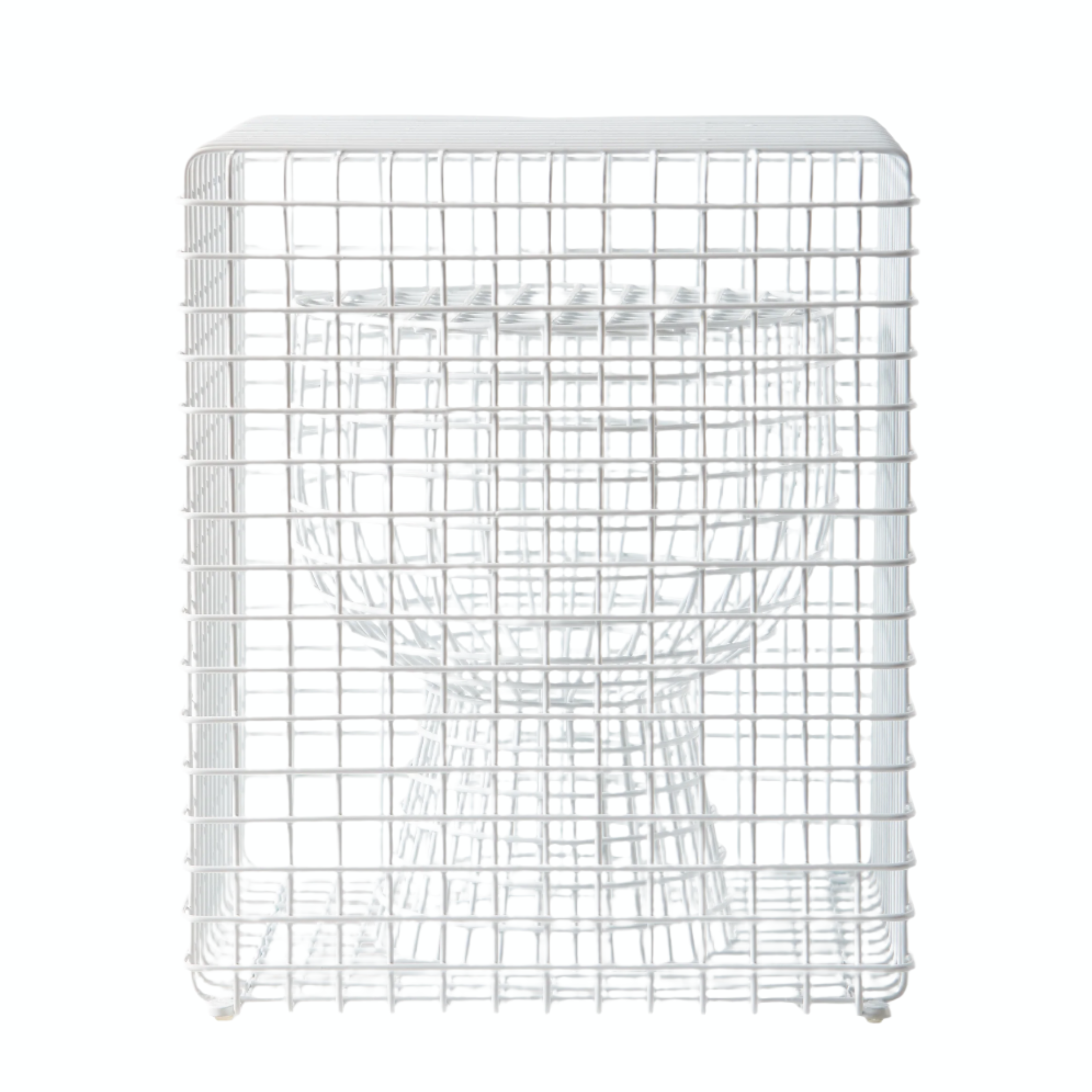 Decoratieve kruk TIP TAP WIRE wit