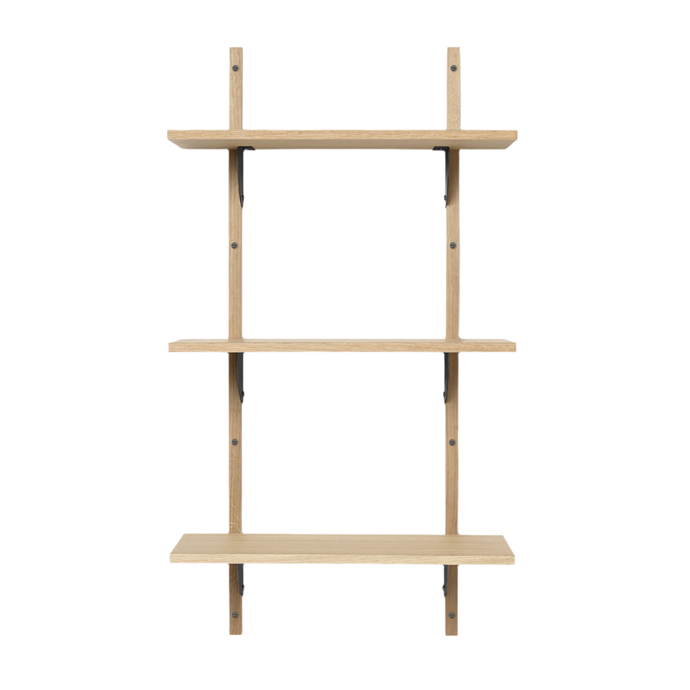 SECTOR TRIPLE NARROW shelf oak veneer