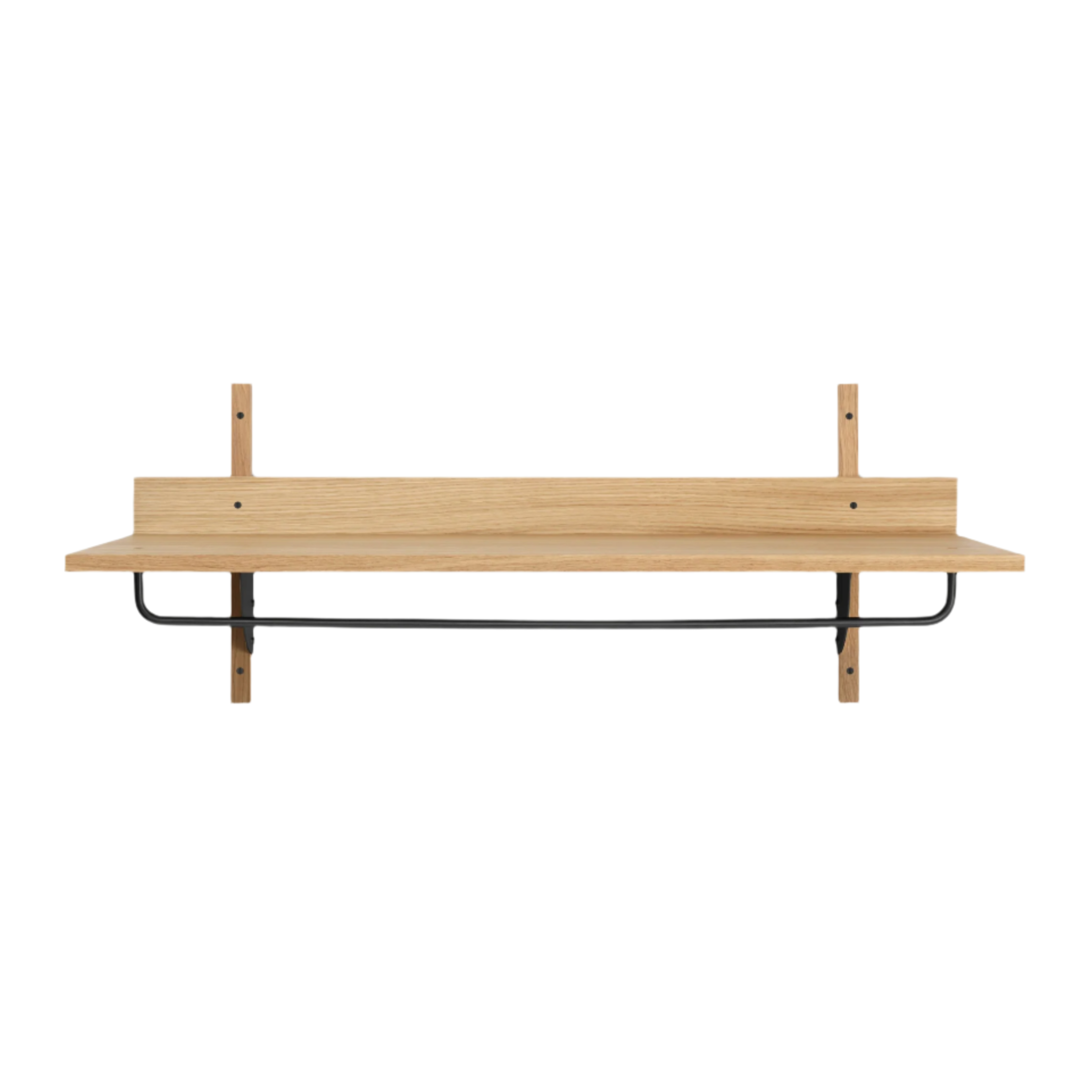Regal mit Reling SECTOR RACK SHELF Eichenfurnier