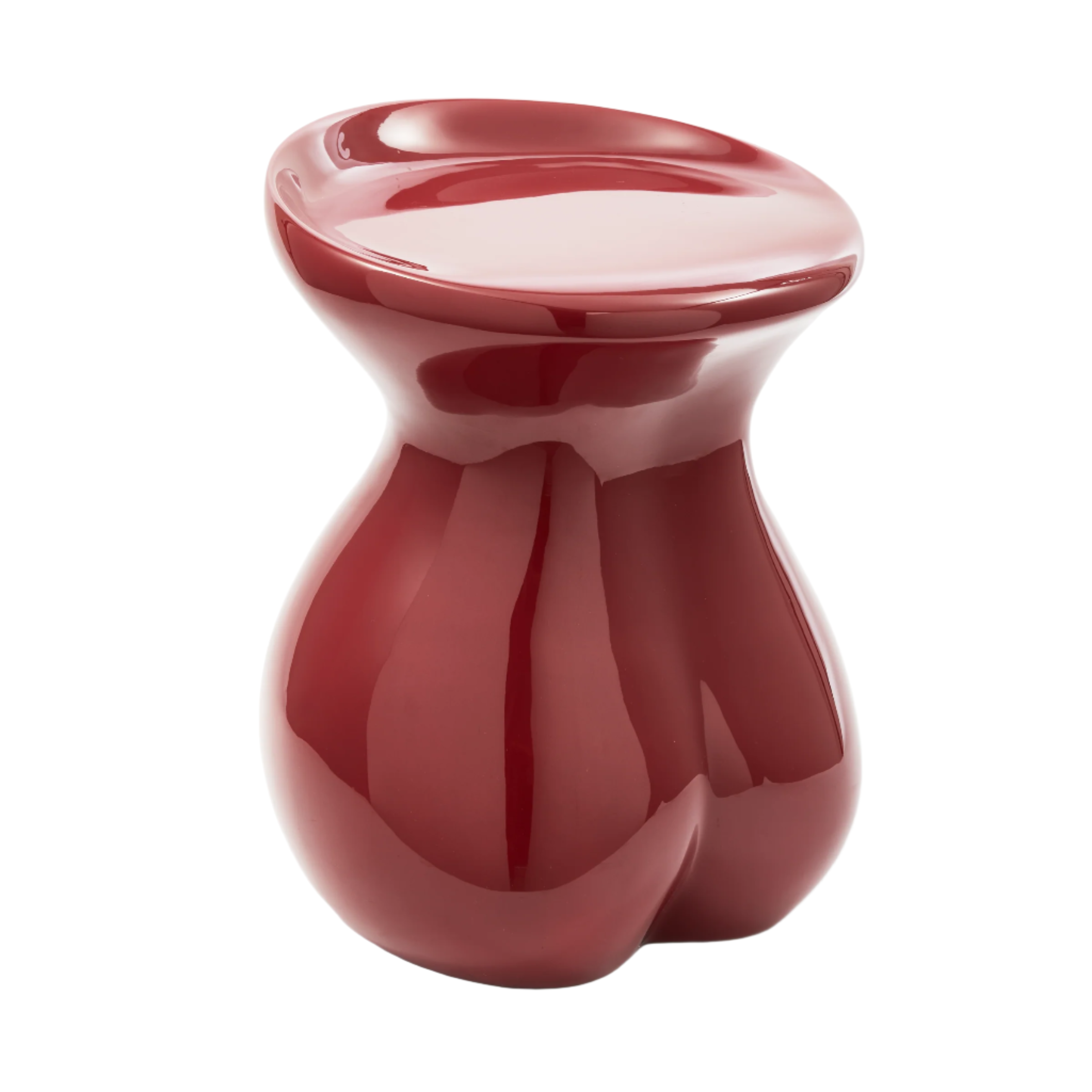 BODY Hocker Burgunder