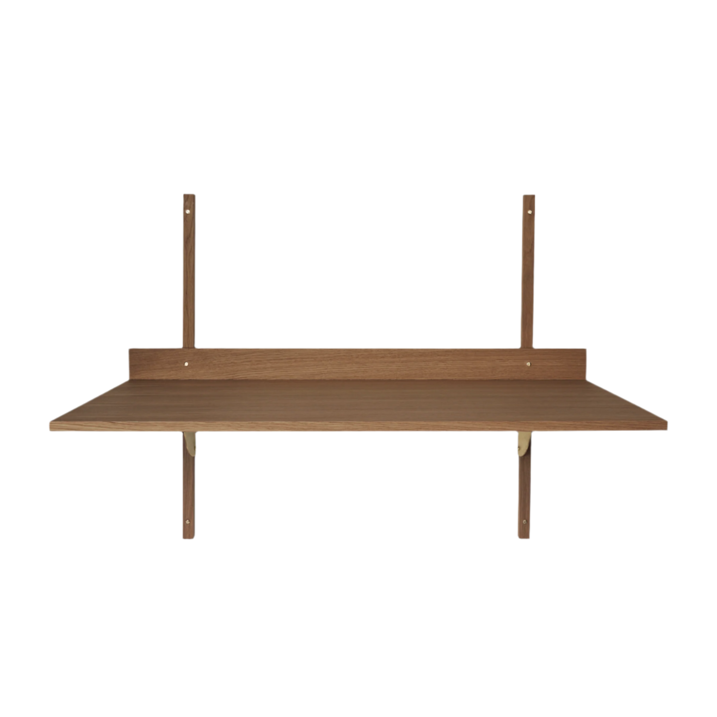 SECTOR DESK wall-mounted desk in smoked oak