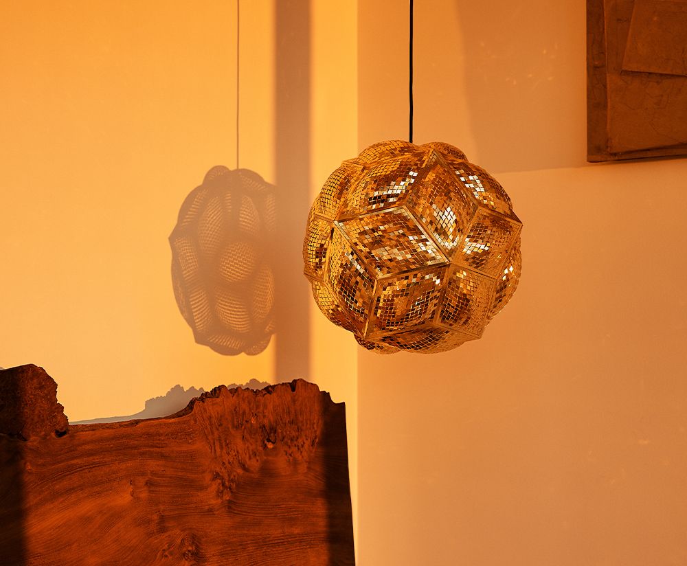 Lampa wisząca PUFF złoty – Tom Dixon