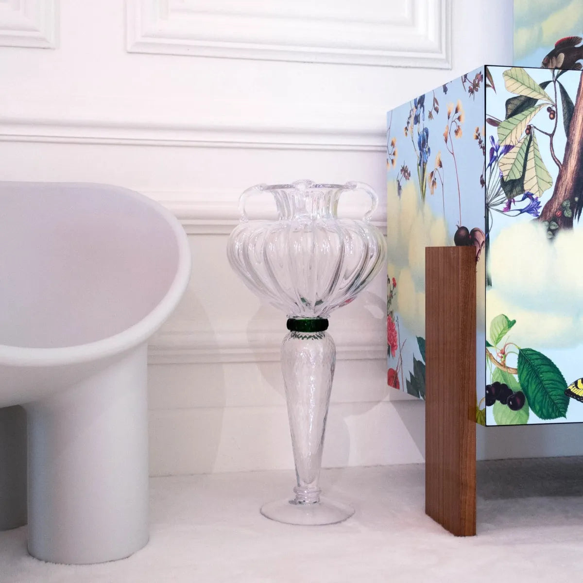 Vaas HERA transparant glas met groen