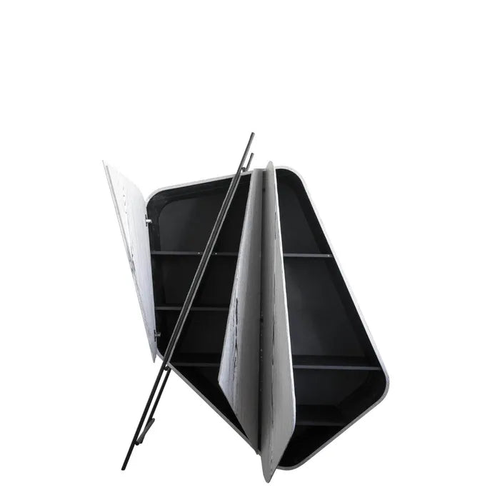 Witte HIDALGO kast in fineer