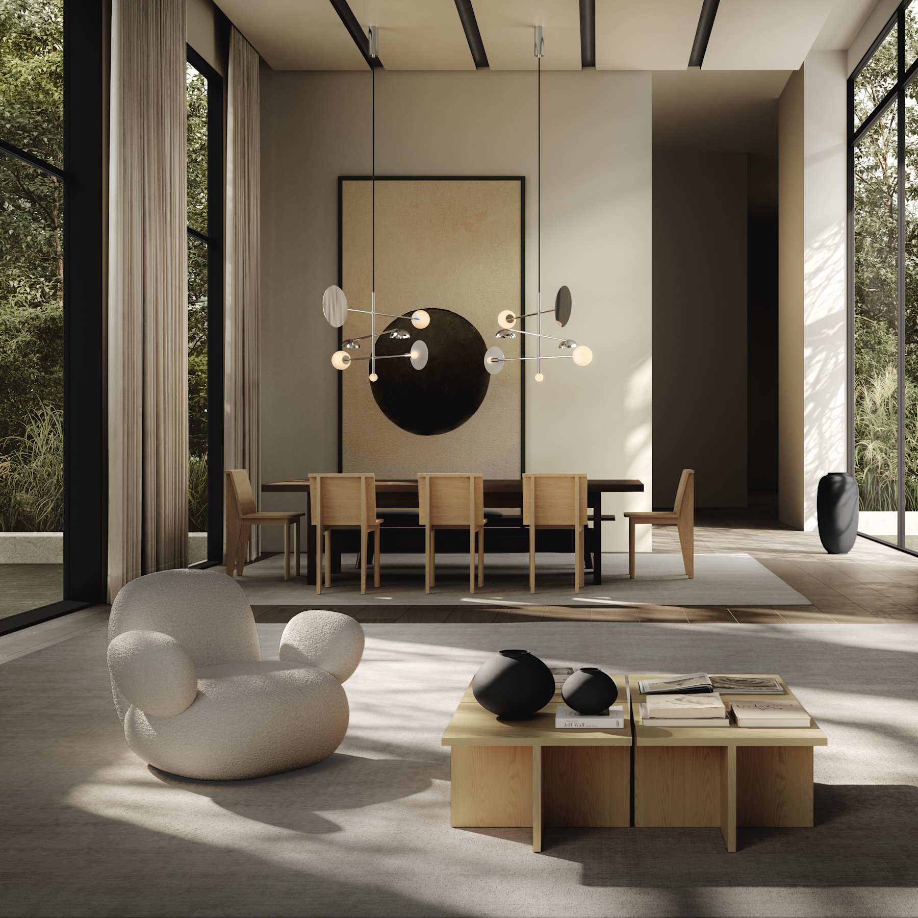 Vaas SUNAO SLIM zwarte keramiek