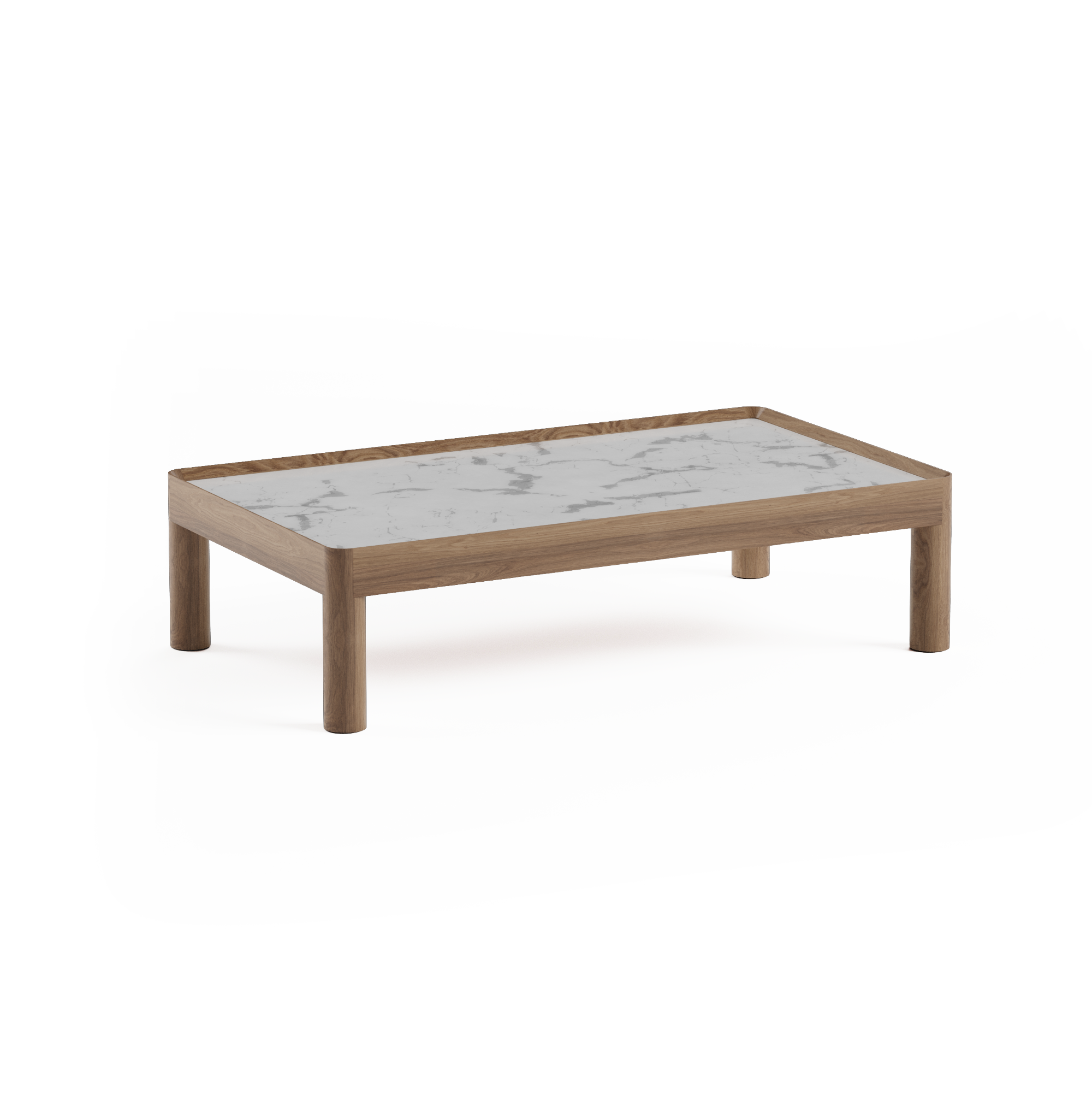 Salontafel INSET LOW eikenhout