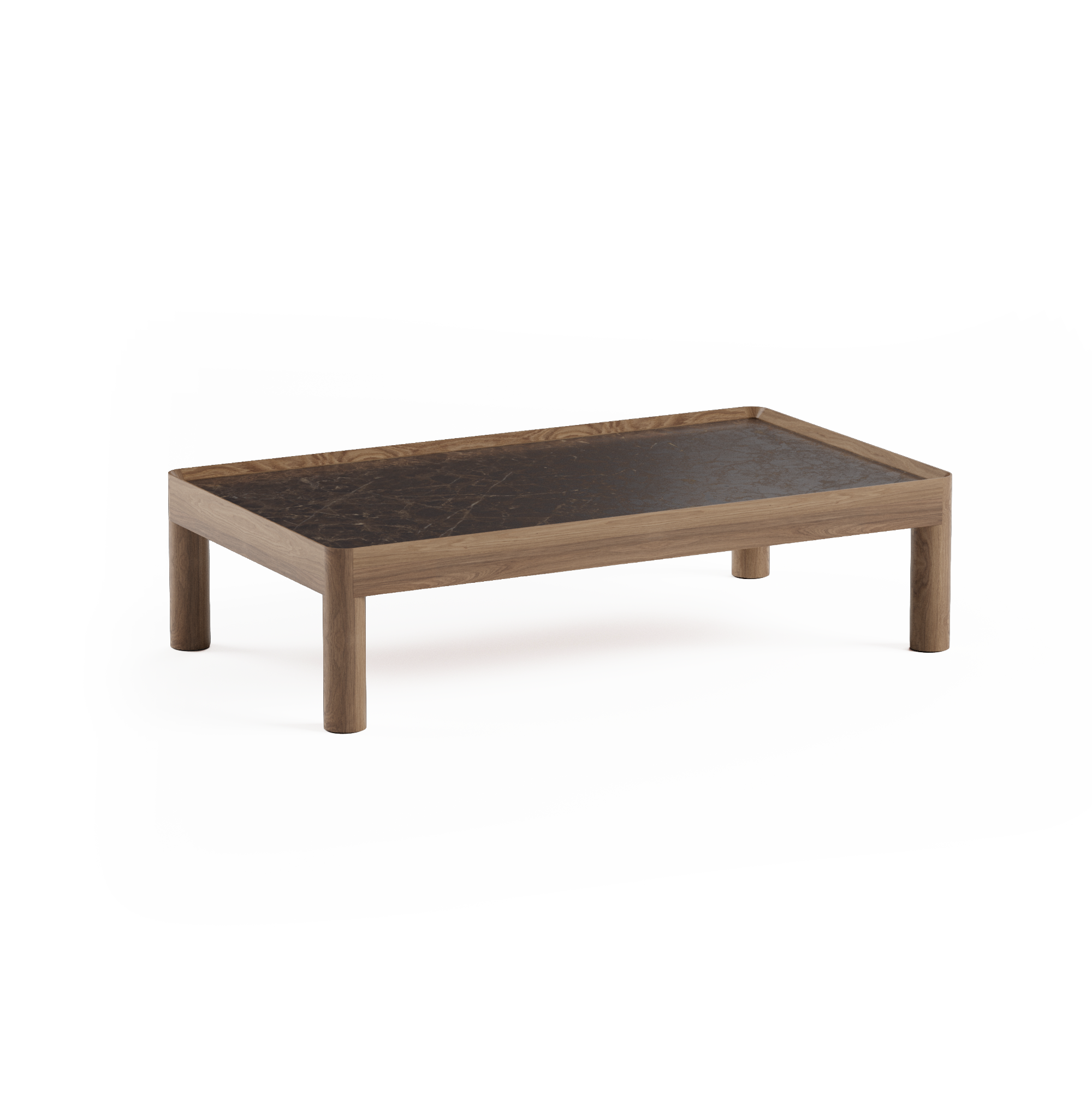 Salontafel INSET LOW eikenhout
