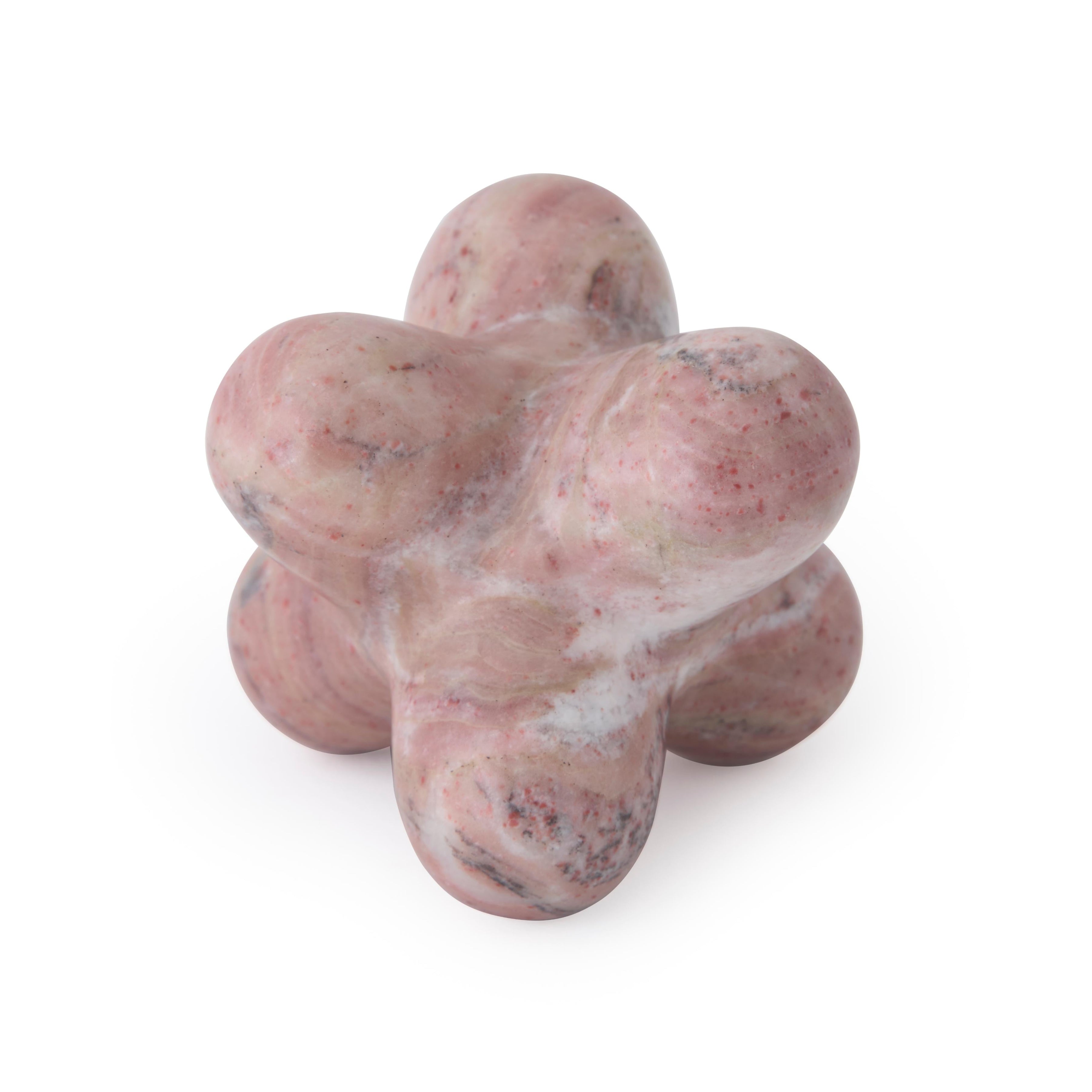 Decoratie JACK roze onyx Indiaans