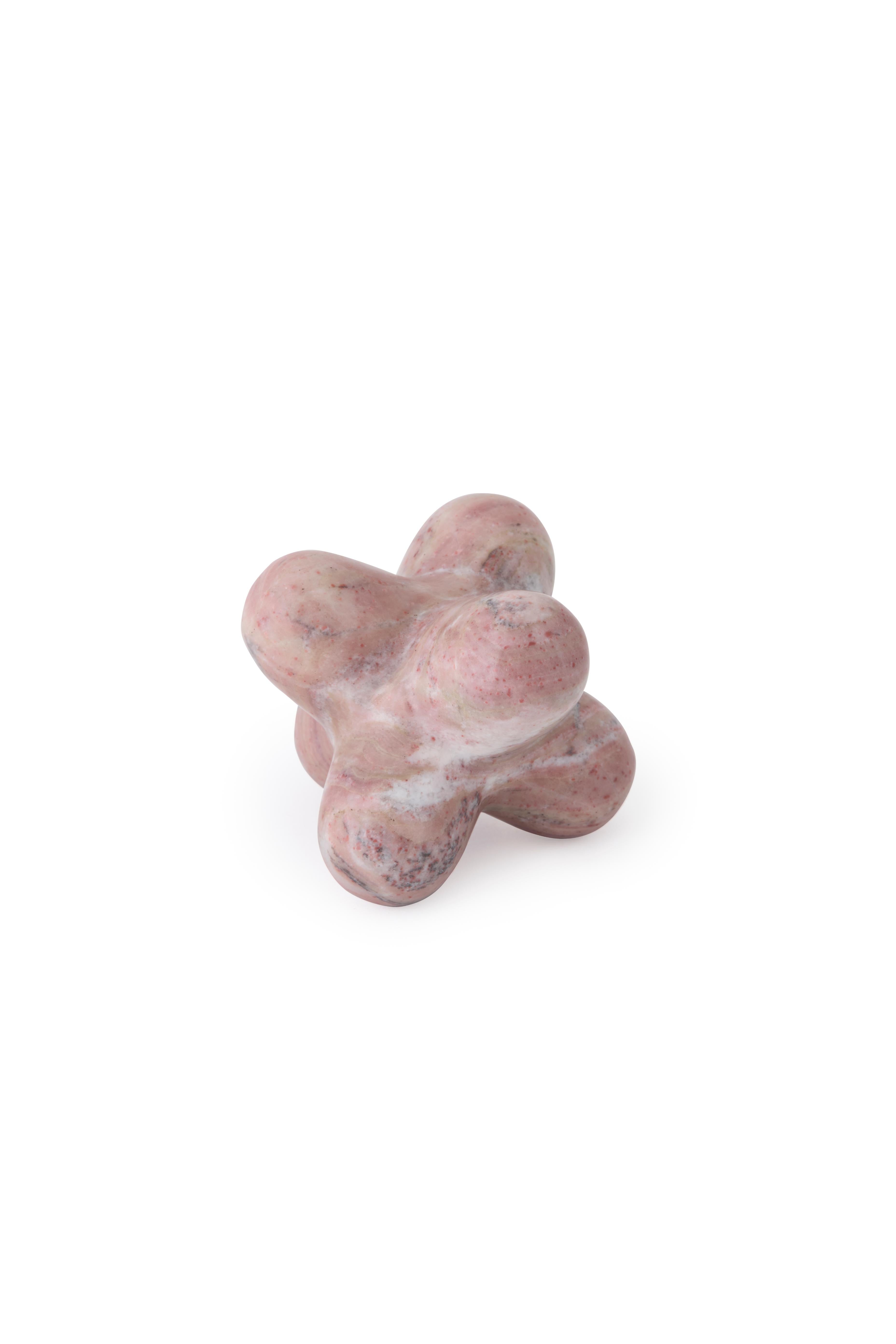 Decoratie JACK roze onyx Indiaans