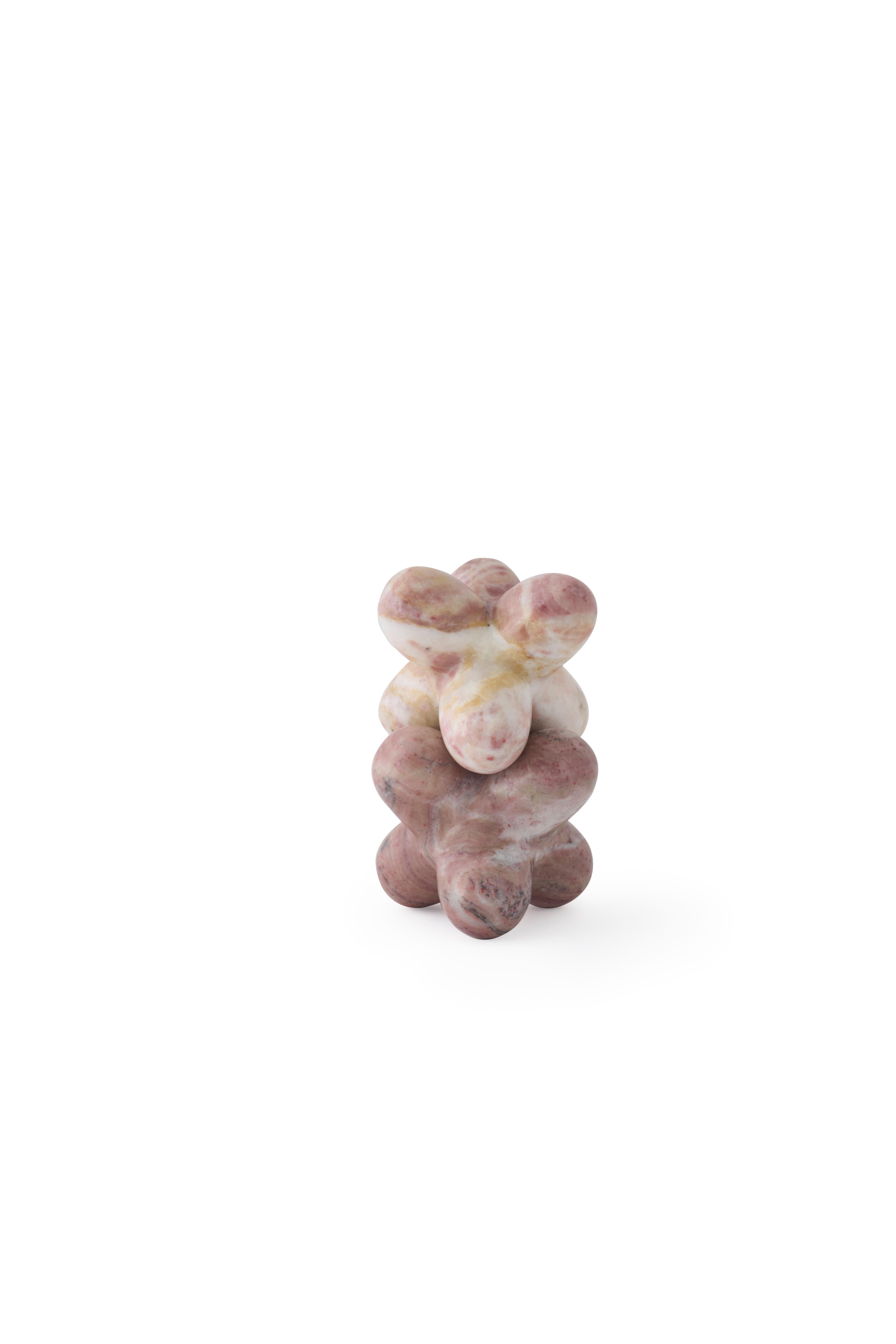 Decoratie JACK roze onyx Indiaans