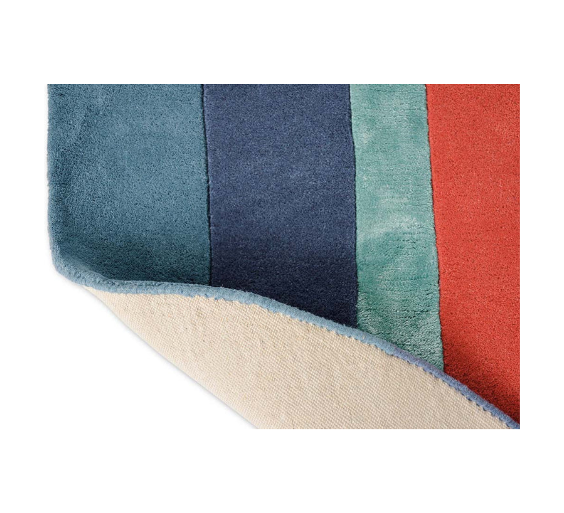 Dywan niesymetryczny JARDIN niebieski