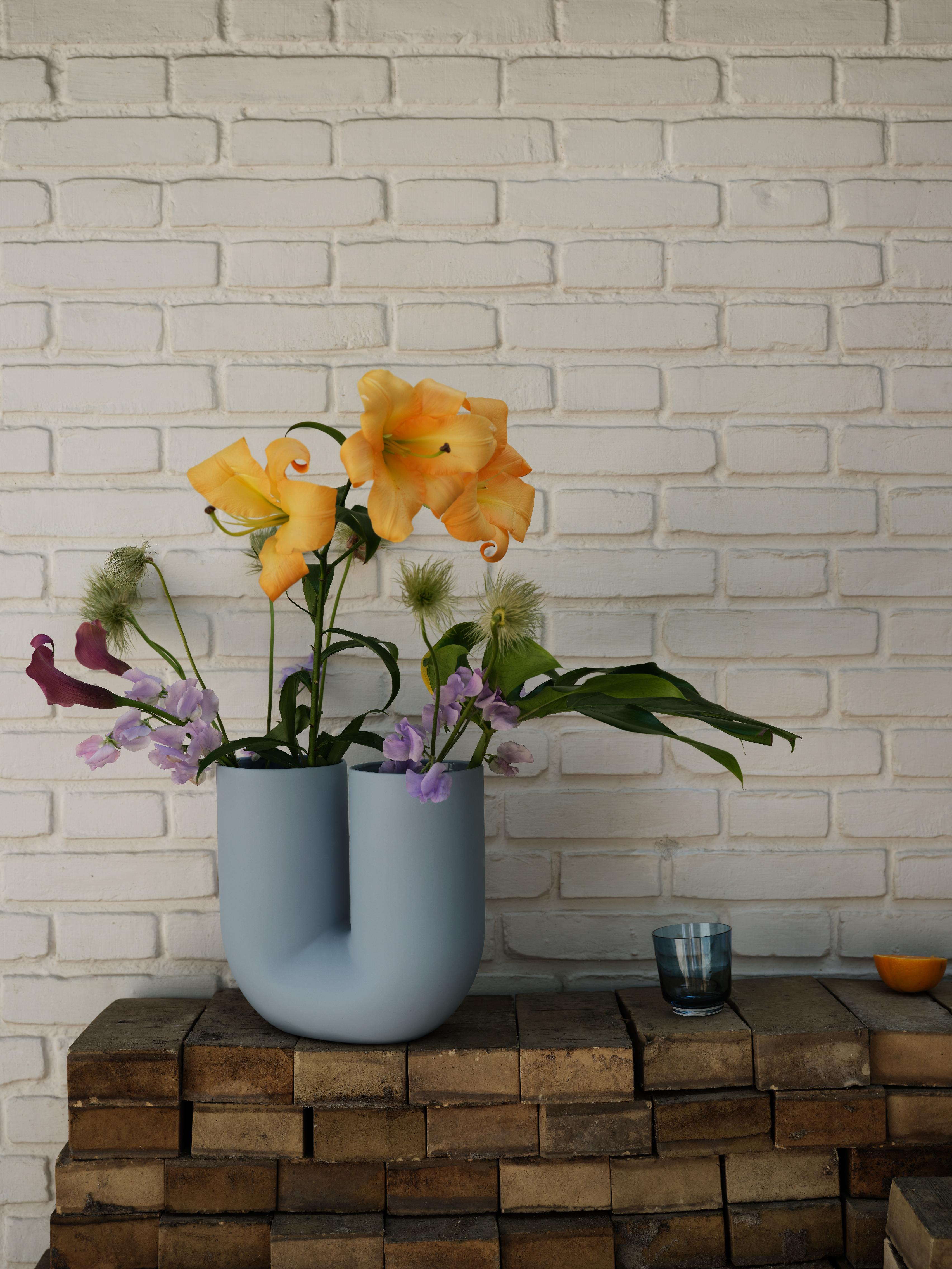 Vase KINK himmelblau