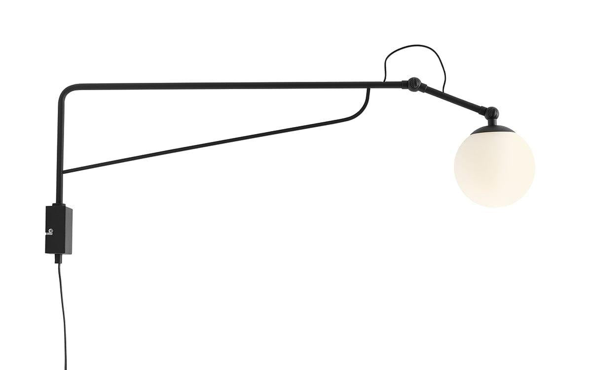 Kinkiet SOHO GLASS LONG czarny Artera    Eye on Design