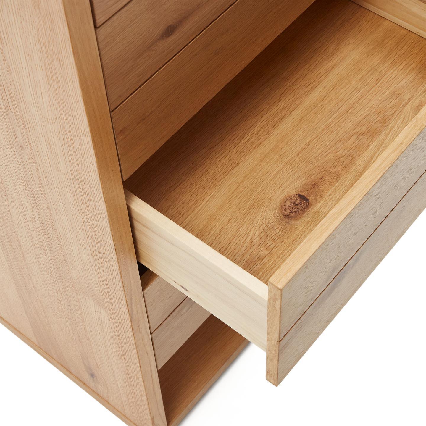 Komoda wysoka z szufladami ALGUEMA fornir dębowy La Forma    Eye on Design