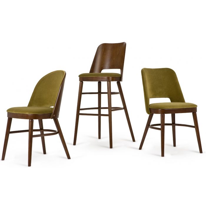 HOKER Shell H-0045 Upholstered with a beech base