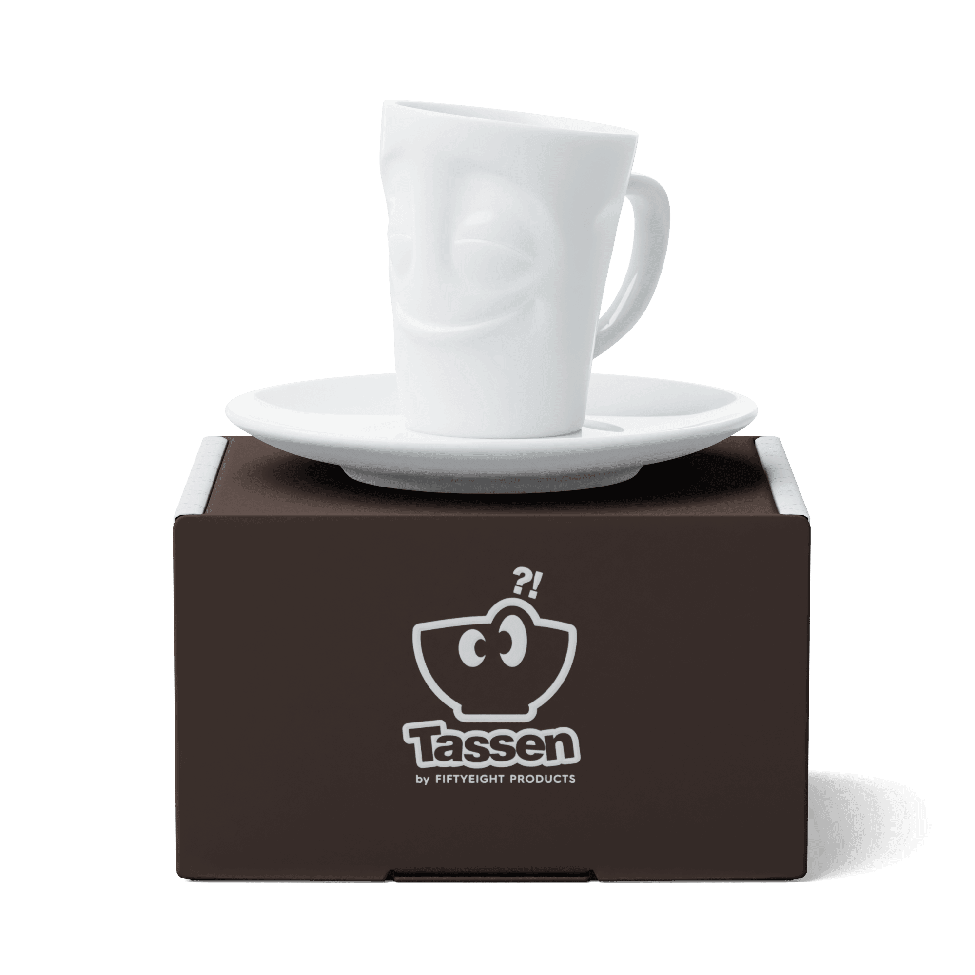 Kubeczek do espresso CHEERY biały, marka 58products