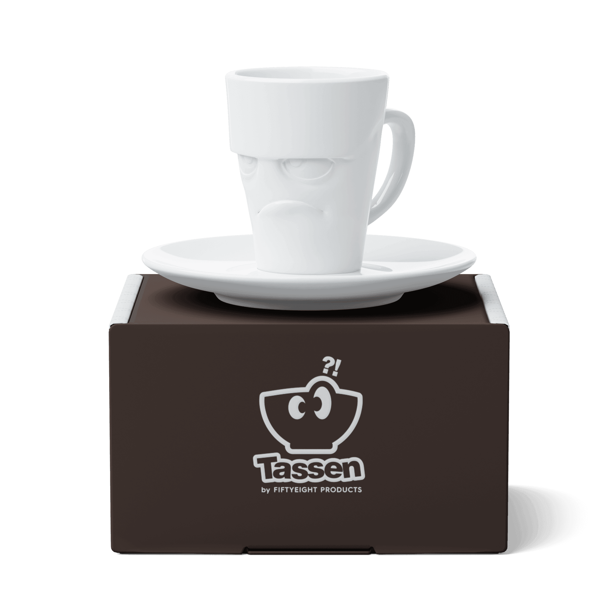 Kubeczek do espresso GRUMPY biały – styl minimalistyczny