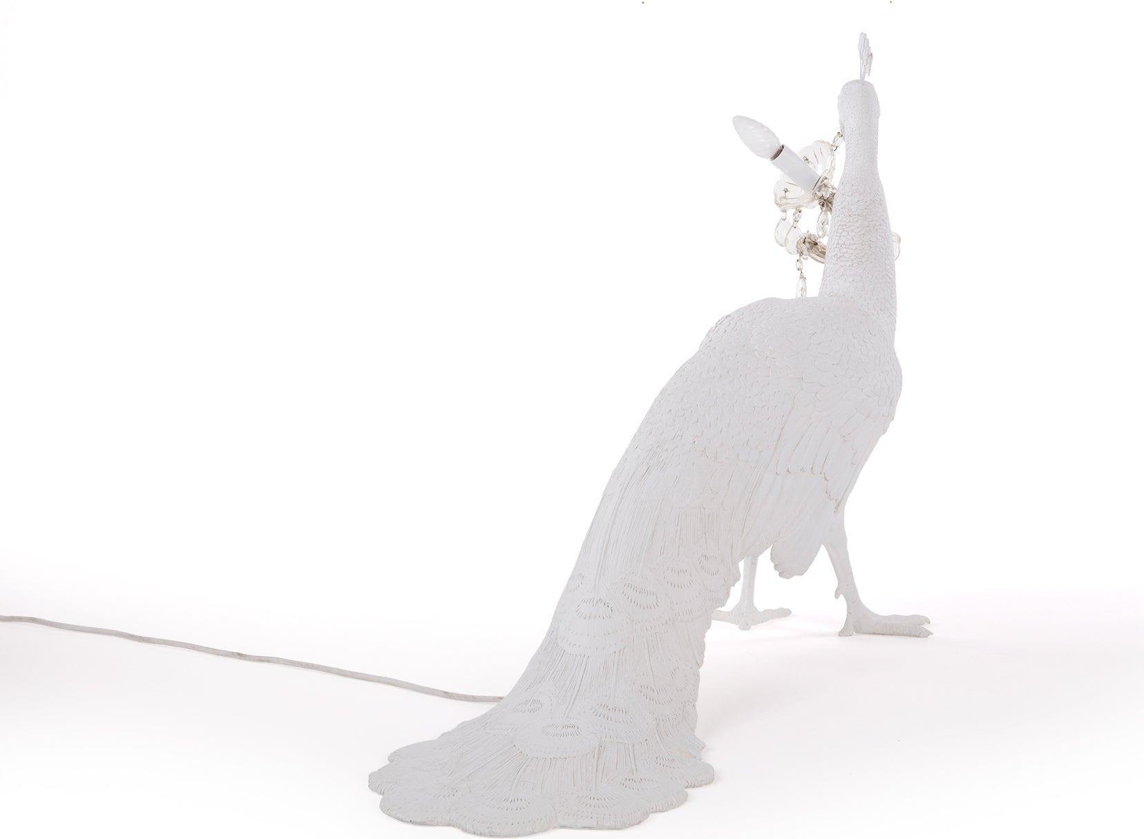 Lampa dekoracyjna PEACOCK biały Seletti    Eye on Design