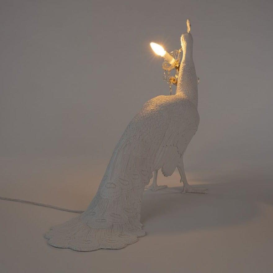 Lampa dekoracyjna PEACOCK biały Seletti    Eye on Design