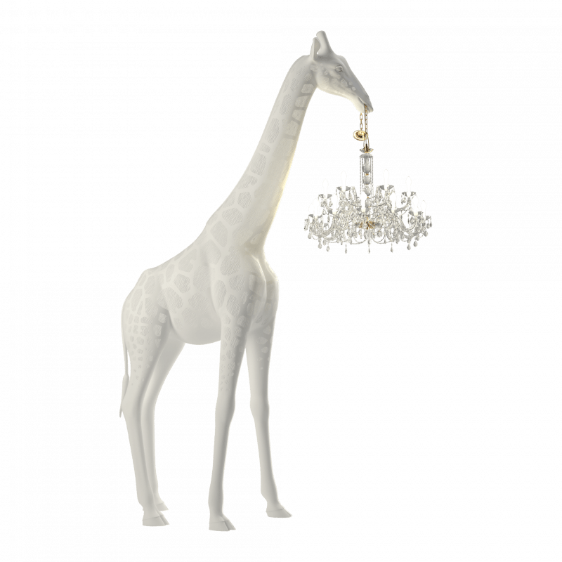 Lampa GIRAFFE IN LOVE XL biała Qeeboo    Eye on Design