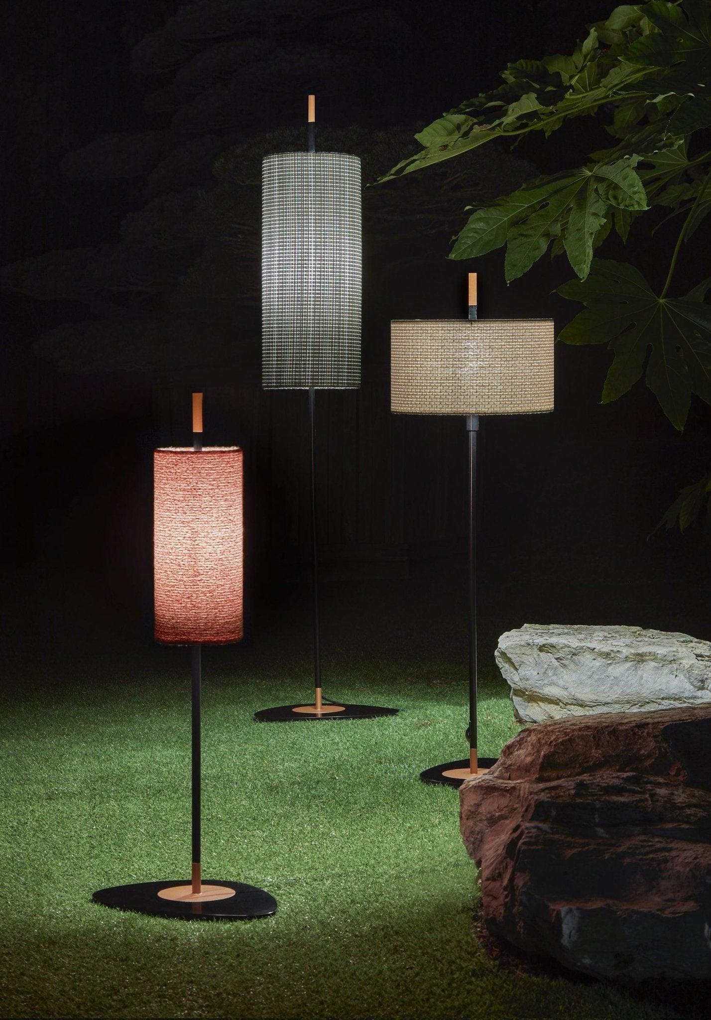 Lampa podłogowa LAGOON zielony – metal