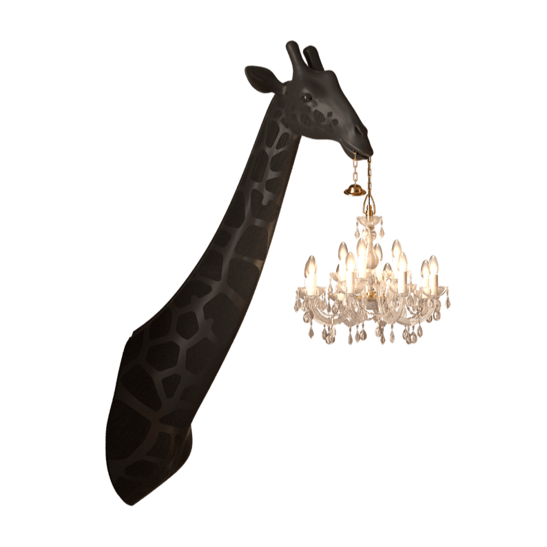 Lampa ścienna GIRAFFE IN LOVE czarna Qeeboo    Eye on Design
