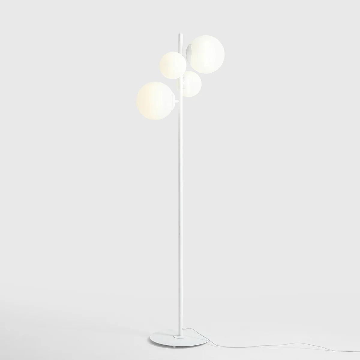 Lampa podłogowa BLOOM biały – szkło, Artera
