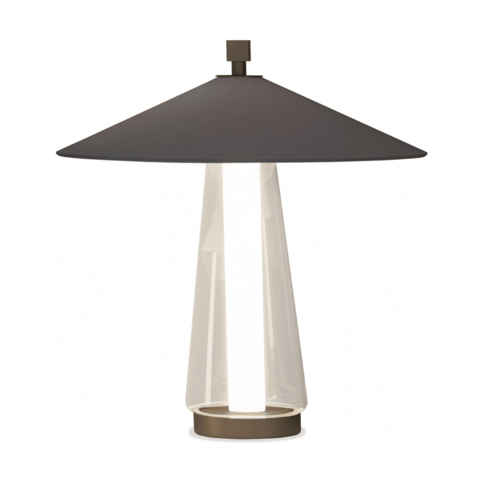 Lampa stołowa ASIA antracytowy – szkło