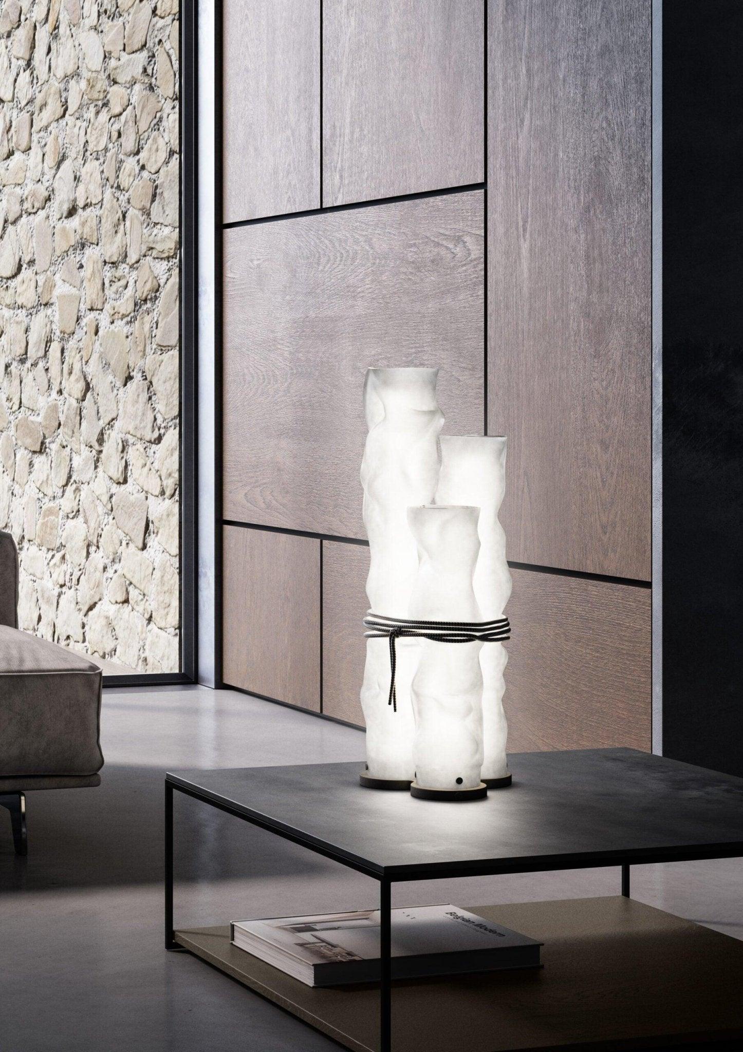 Lampa stołowa BAGGY TRIO biały Contardi    Eye on Design