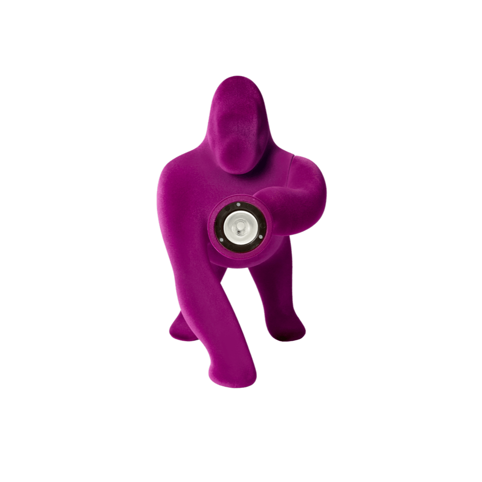 Lampa stołowa KONG VELVET fioletowy Qeeboo    Eye on Design