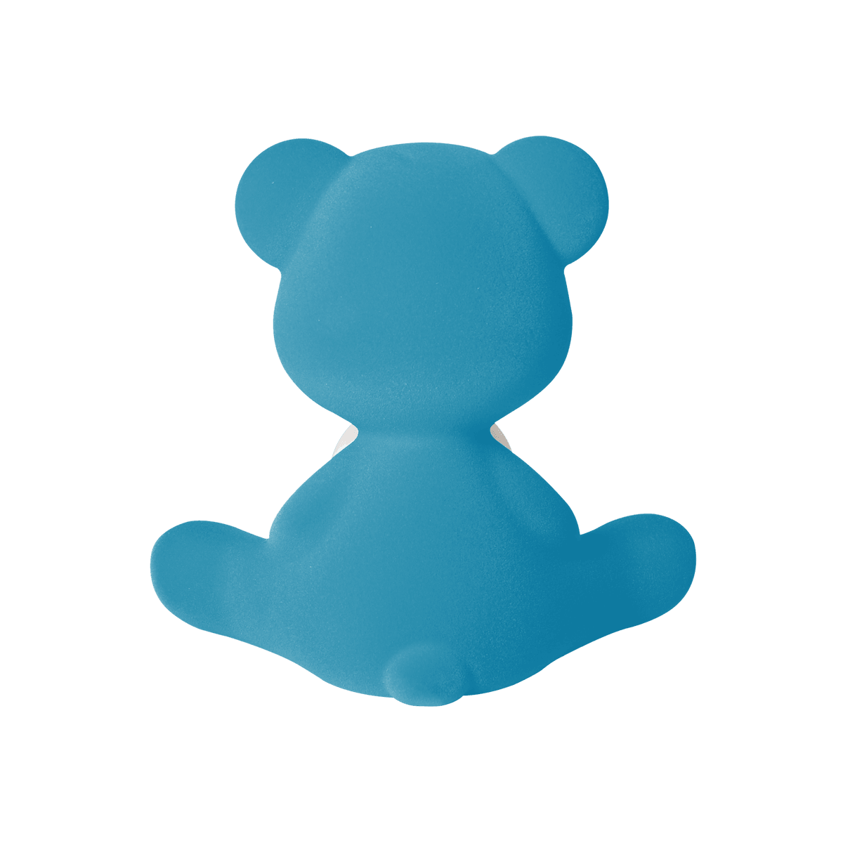 Lampa TEDDY GIRL VELVET błękitna Qeeboo    Eye on Design