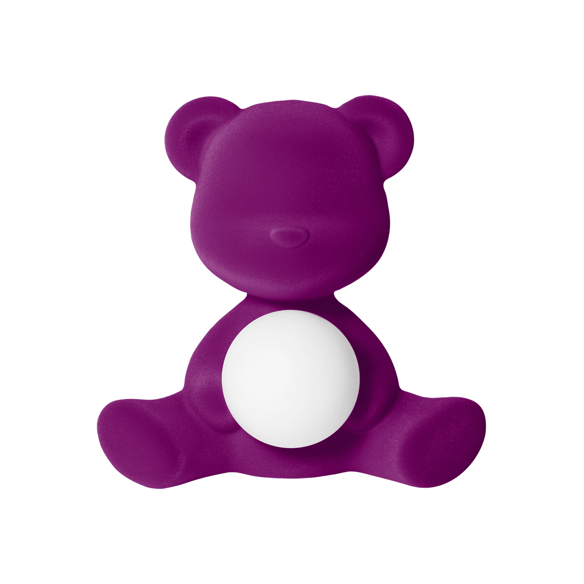 Lampa TEDDY GIRL VELVET fioletowa Qeeboo    Eye on Design