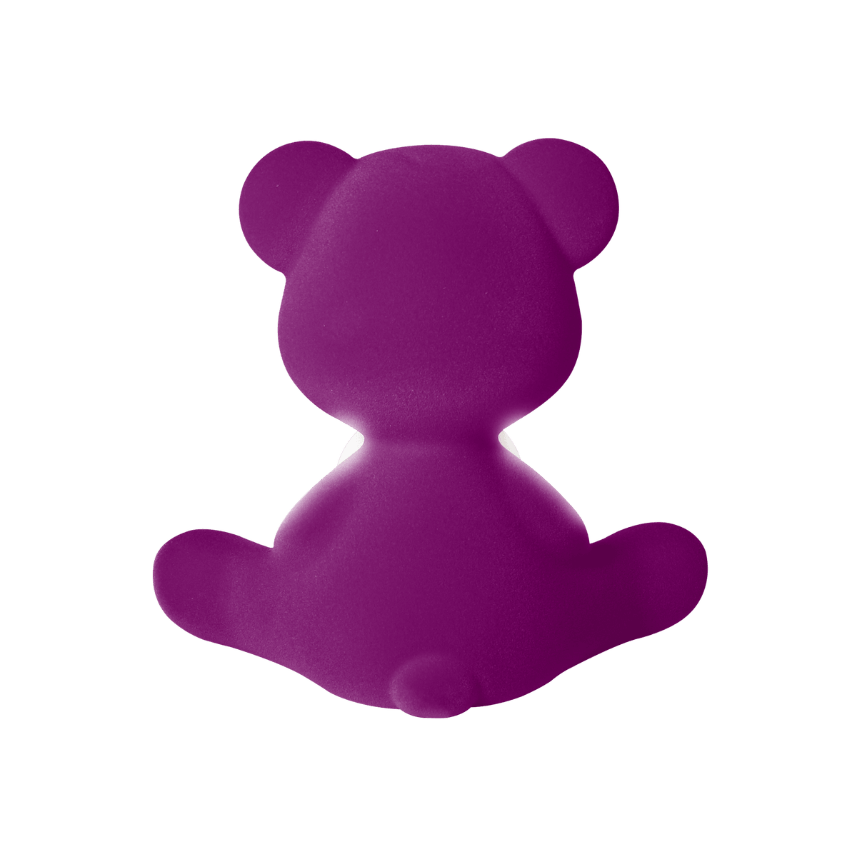 Lampa TEDDY GIRL VELVET fioletowa Qeeboo    Eye on Design