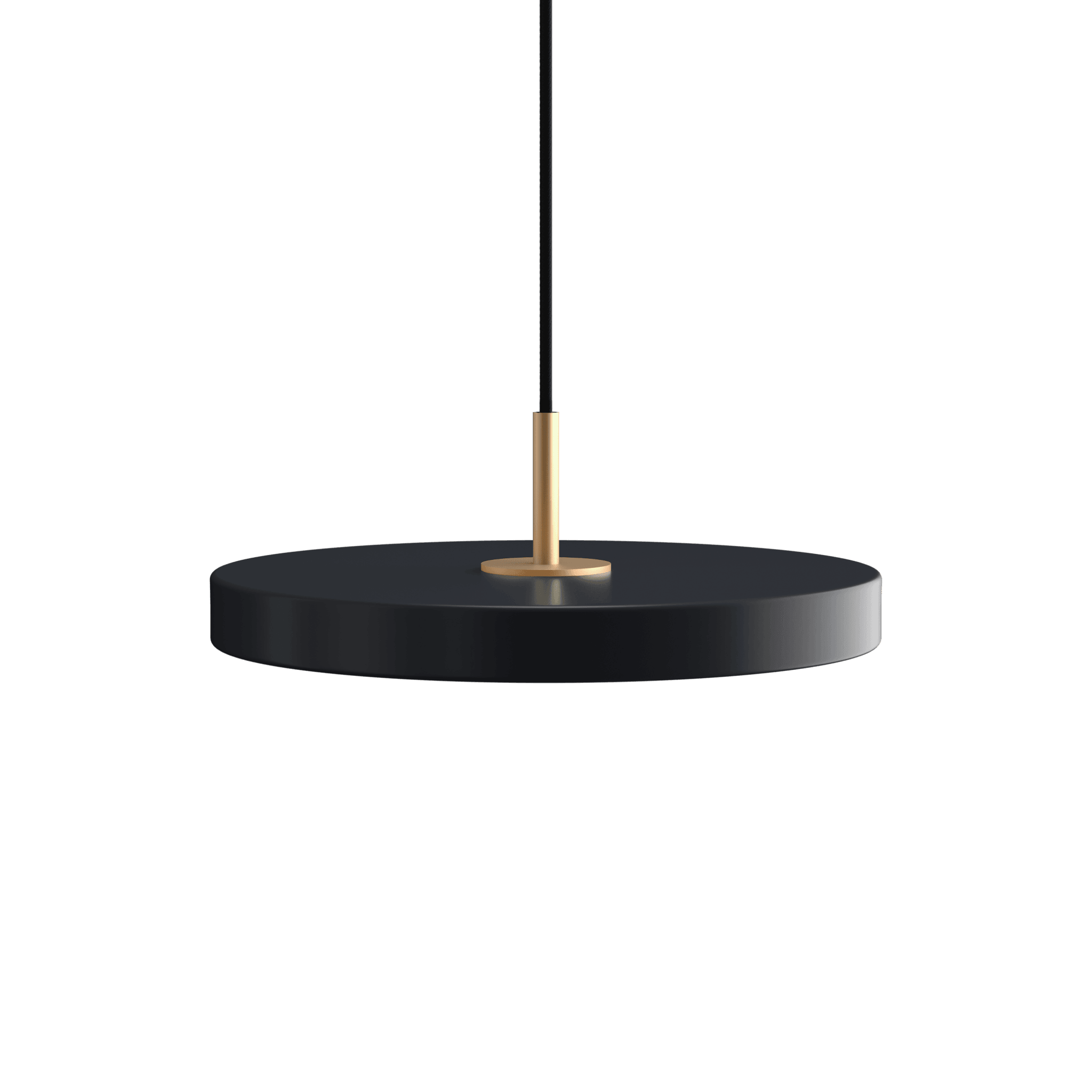 Lampa wisząca ASTERIA antracytowy – mosiądz, Umage