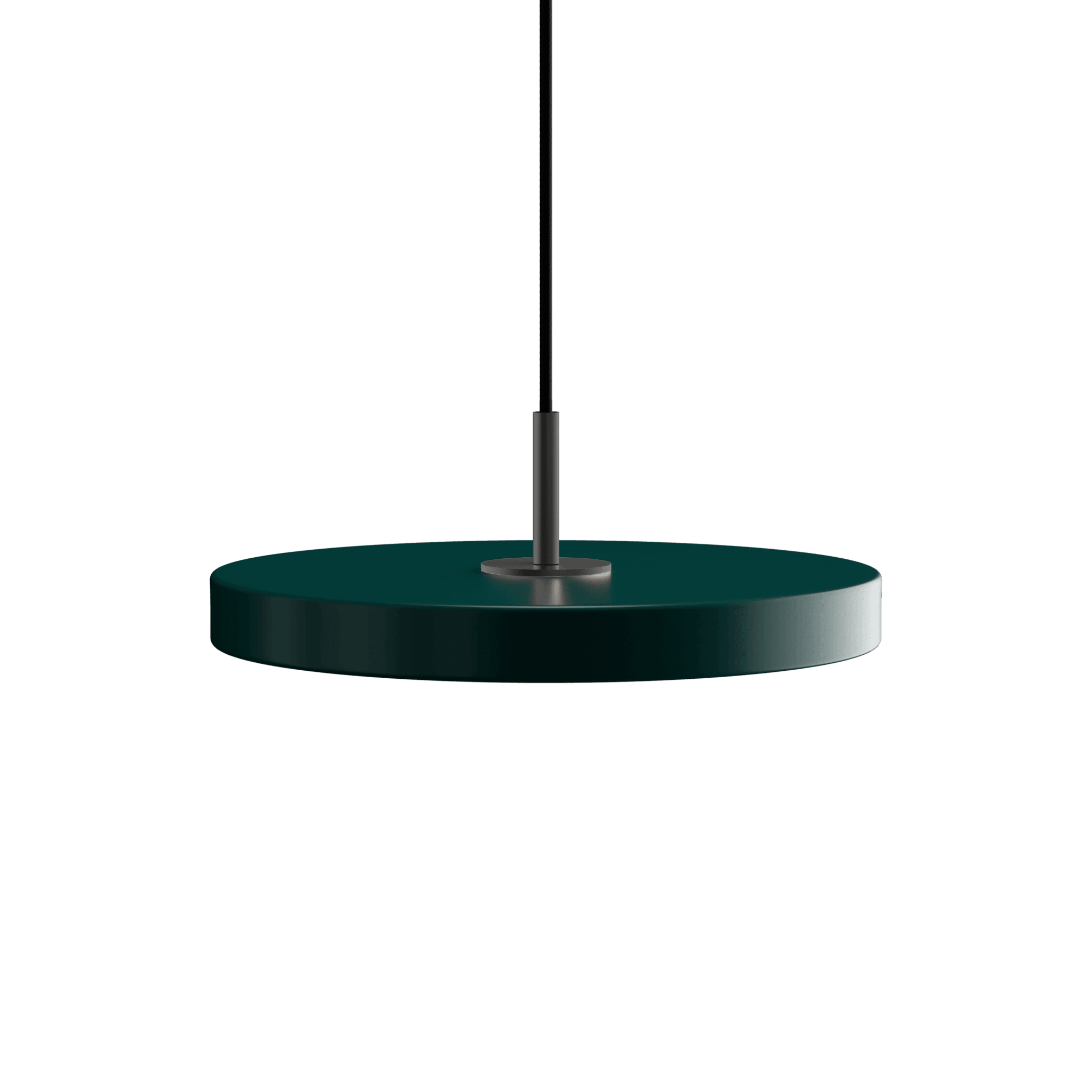 Lampa wisząca ASTERIA butelkowa zieleń ze ściemniaczem