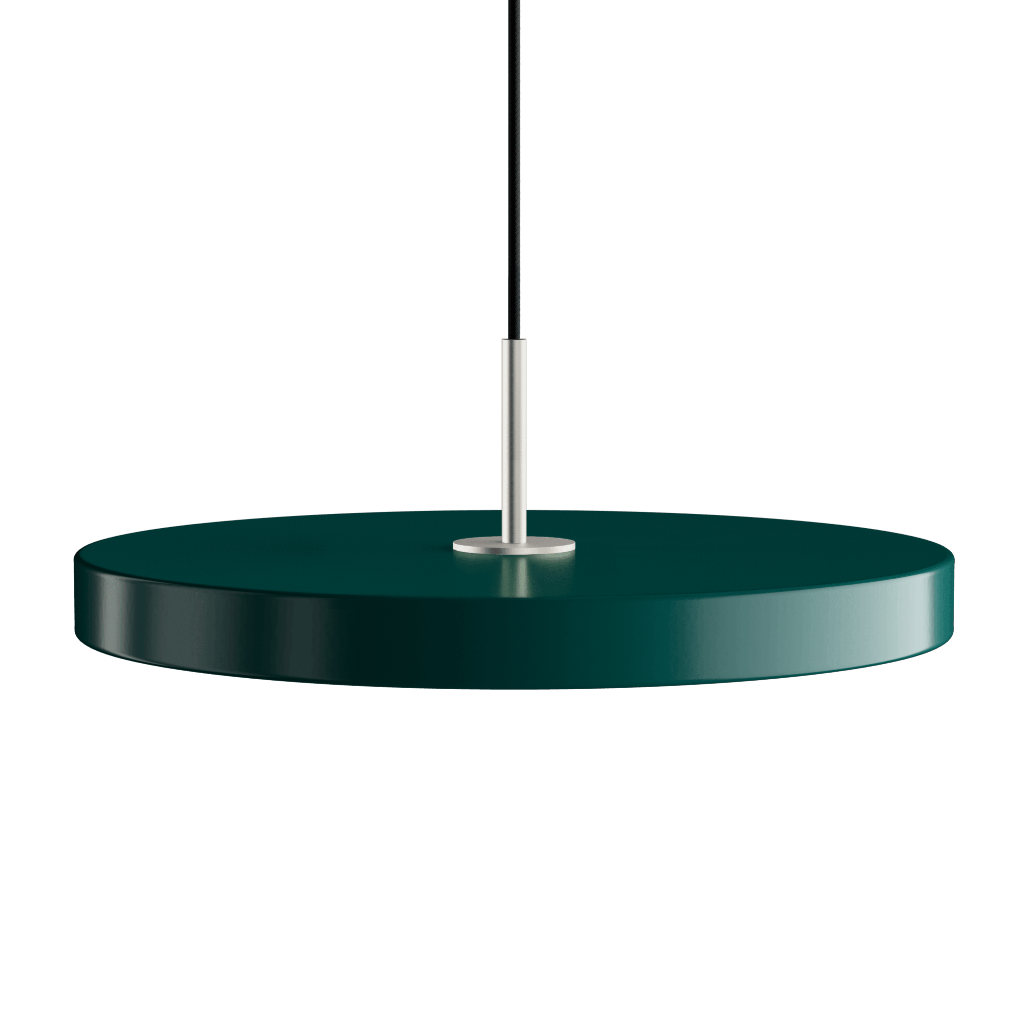 Lampa wisząca ASTERIA butelkowa zieleń ze ściemniaczem