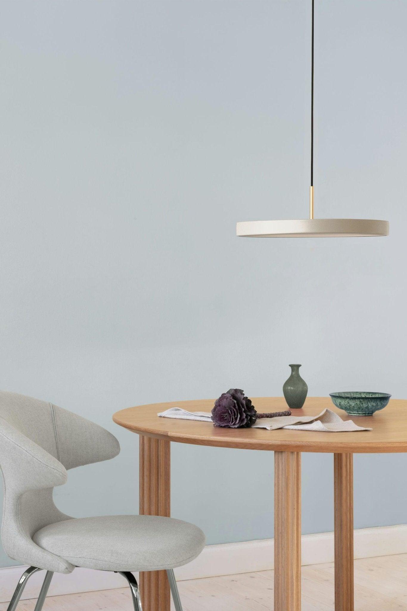 Lampa wisząca ASTERIA perłowy – mosiądz, Umage