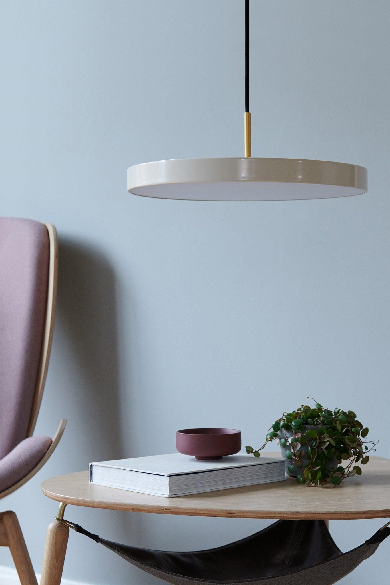 Lampa wisząca ASTERIA perłowy – styl minimalistyczny