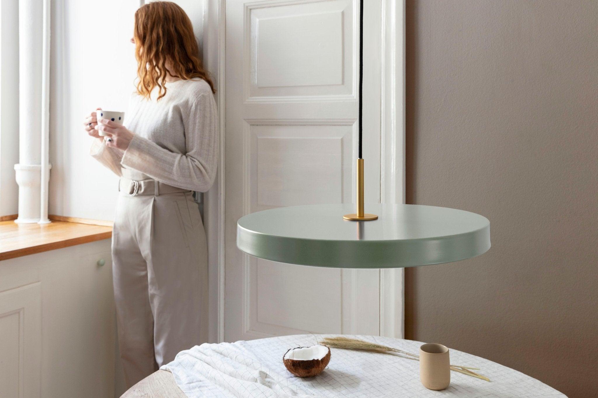 Lampa wisząca ASTERIA pistacjowy, marka Umage