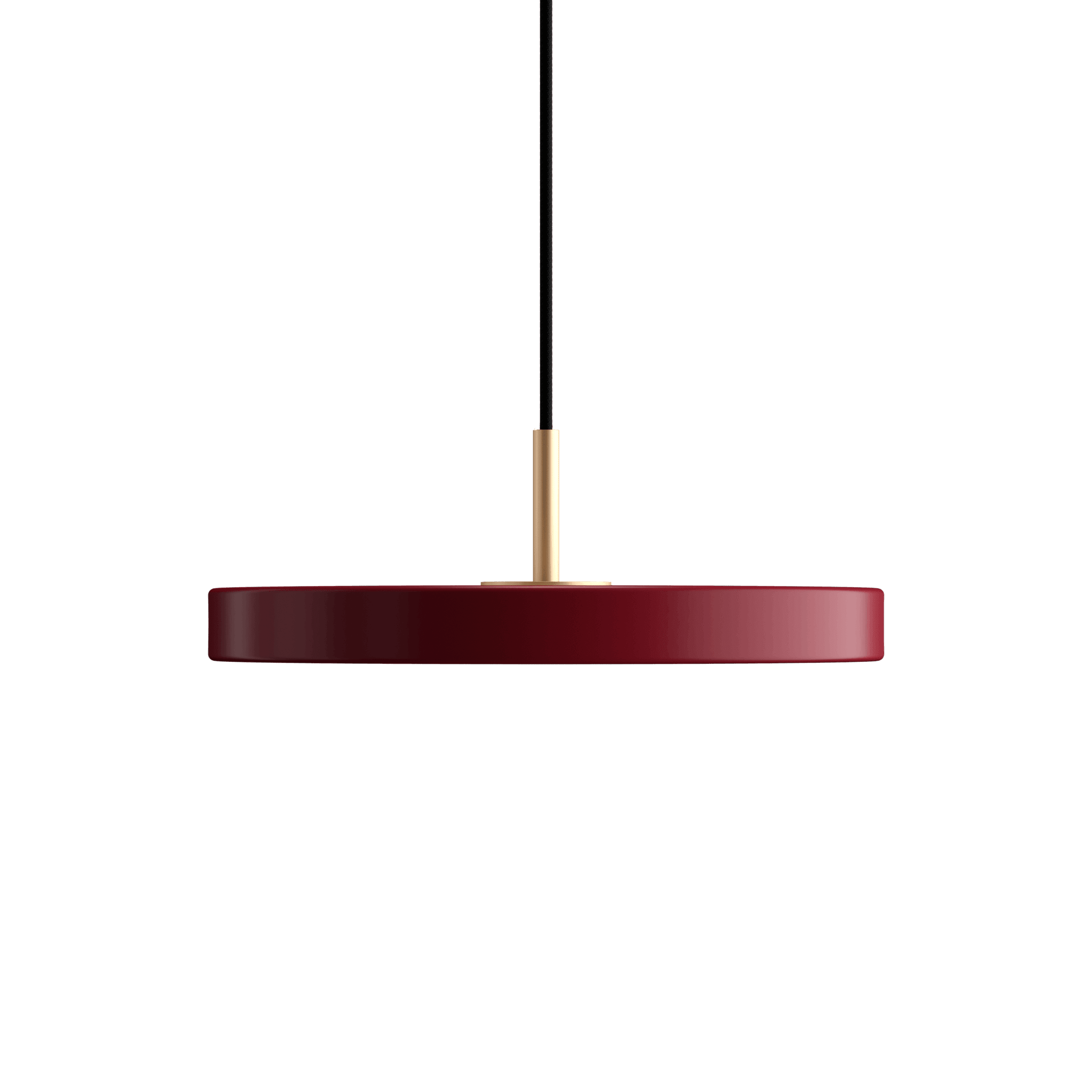 Lampa wisząca ASTERIA rubinowy z oświetleniem LED
