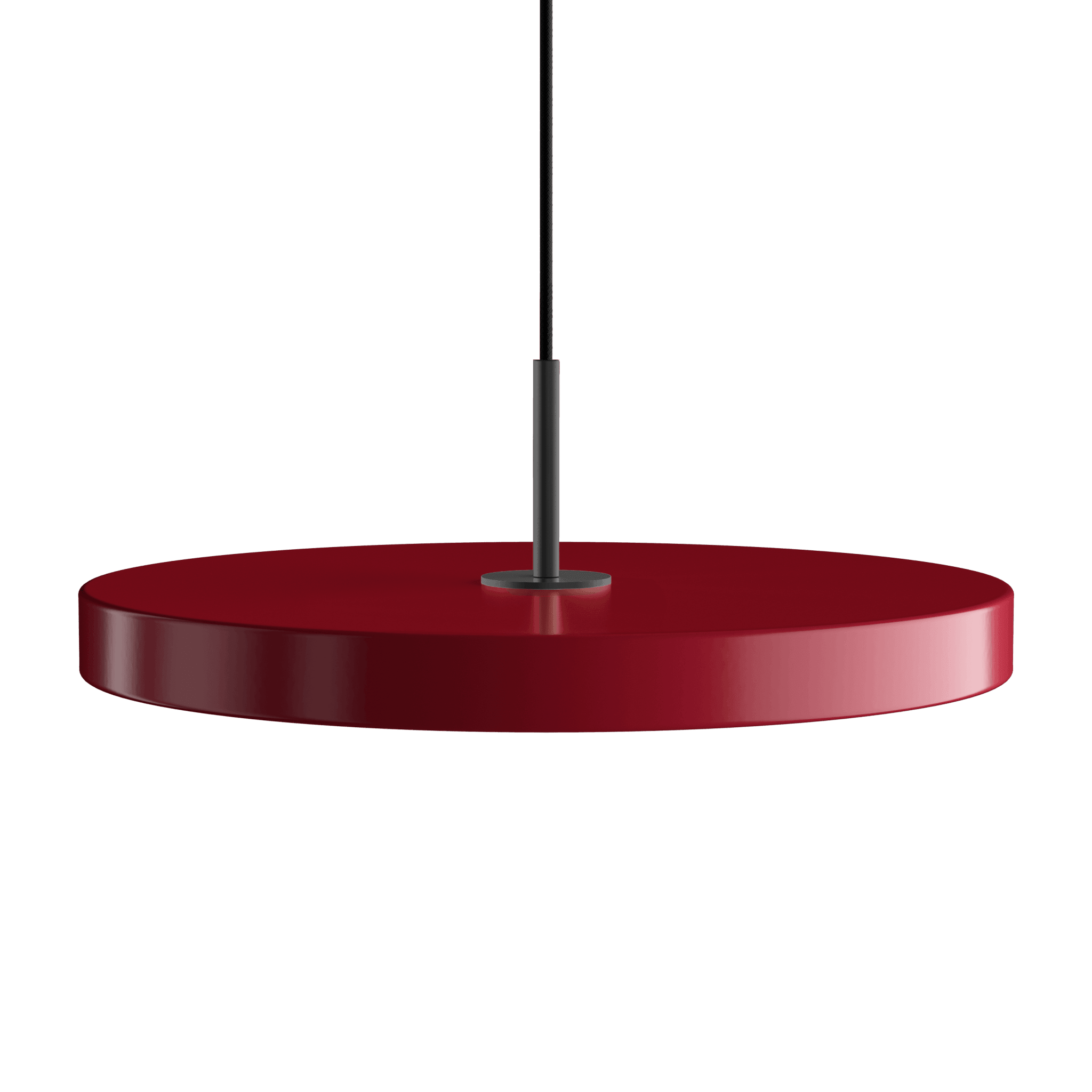 Lampa wisząca ASTERIA rubinowy – mosiądz, Umage