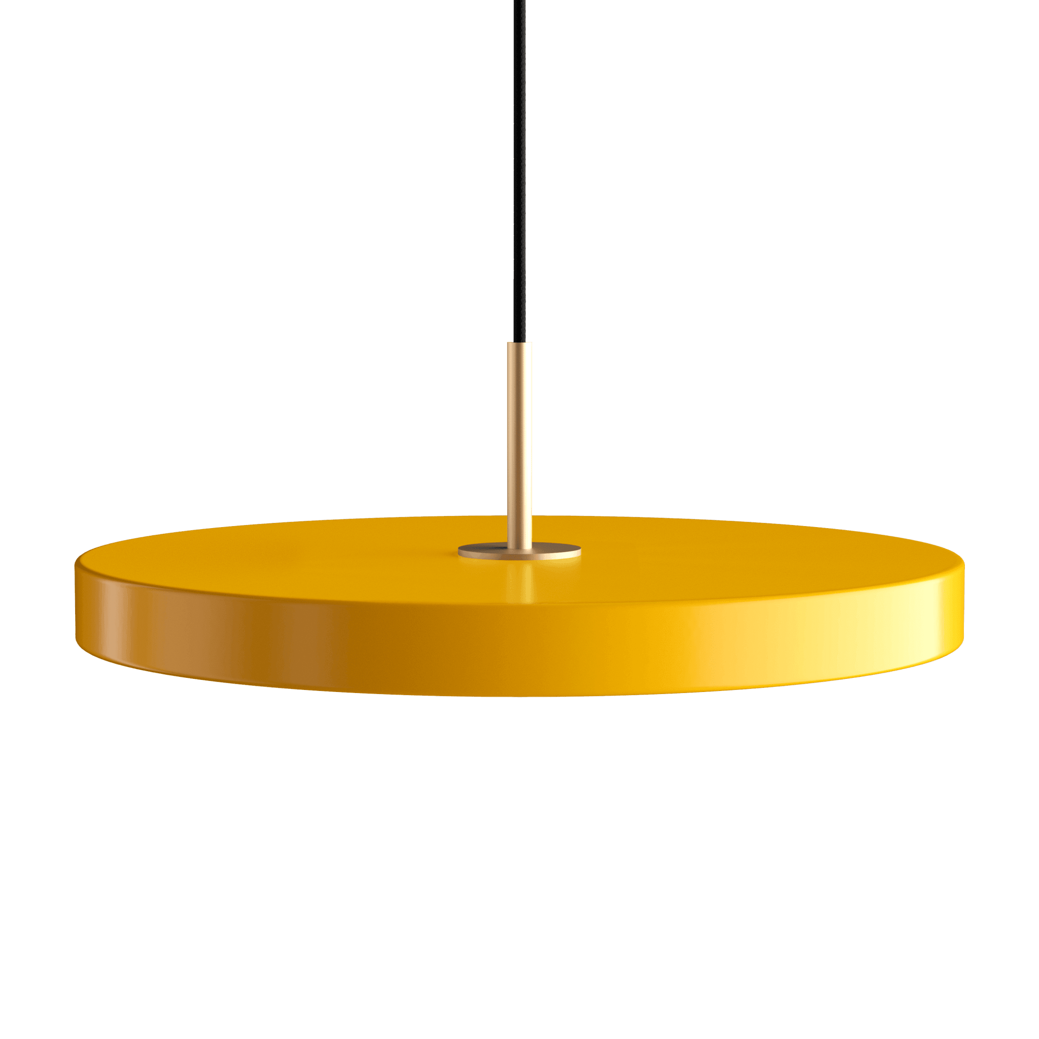 Lampa wisząca ASTERIA szafranowy z oświetleniem LED