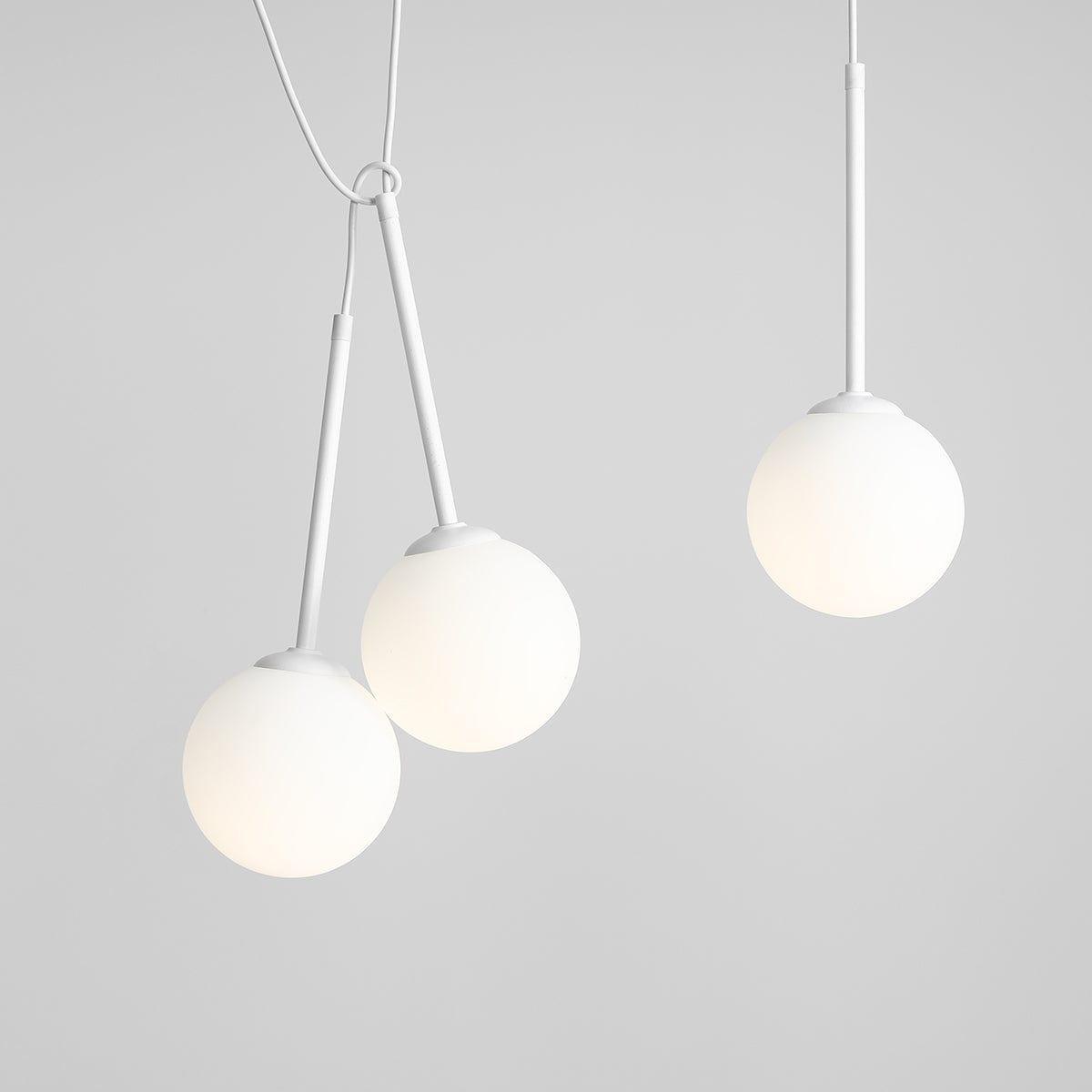 Lampa wisząca BOSSO QUATRO biały – styl minimalistyczny