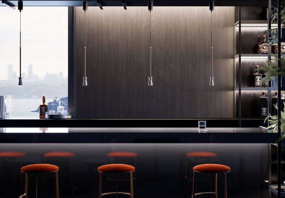 Lampa wisząca G+T srebrny – styl industrialny