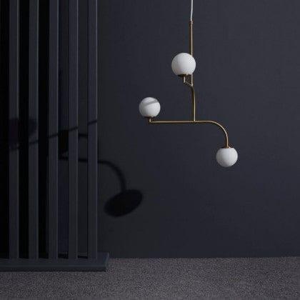 Lampa wisząca MOBIL nikiel – metal, Pholc
